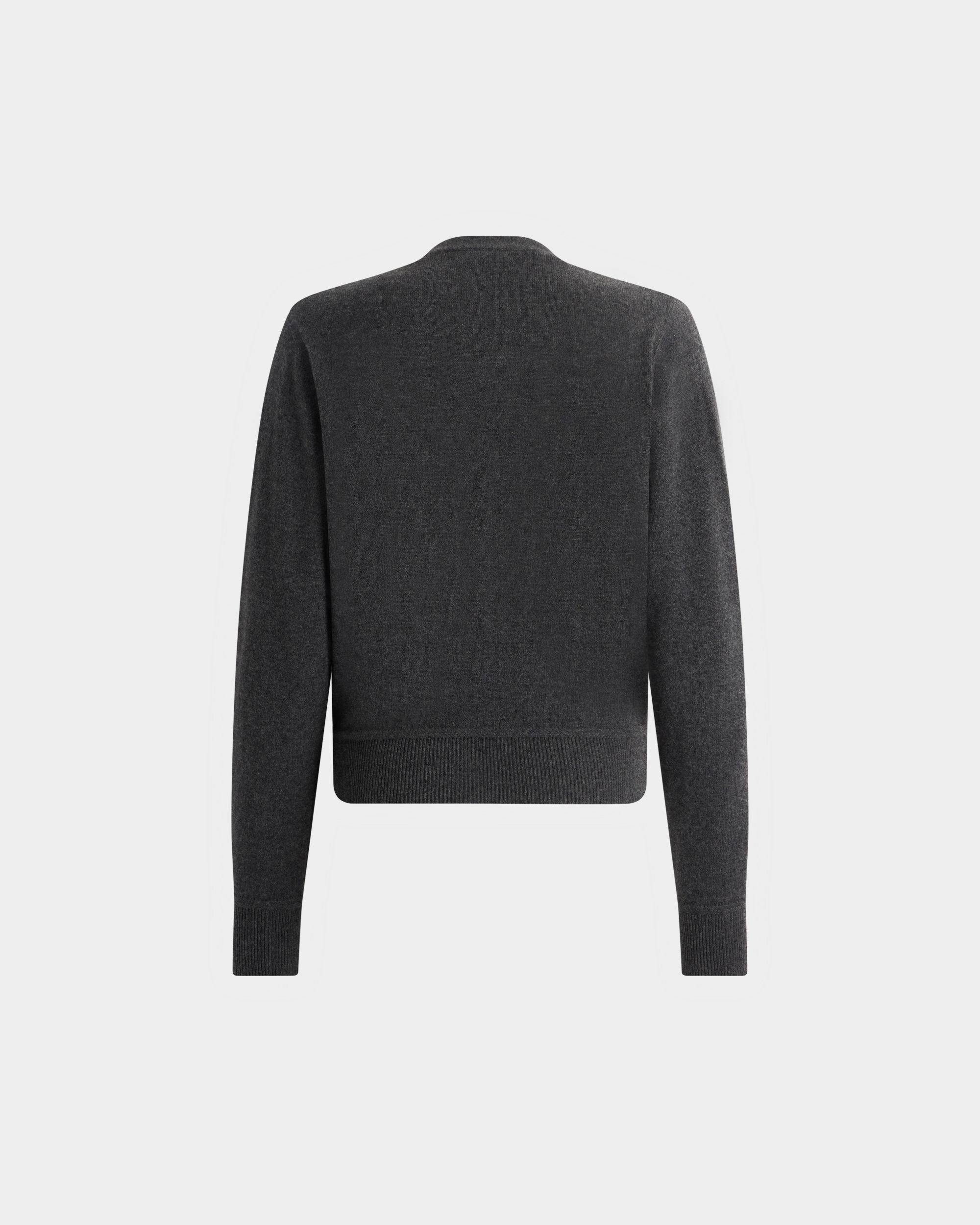 Bally Global - Cardigan in Dark Grey Cashmere - Grey