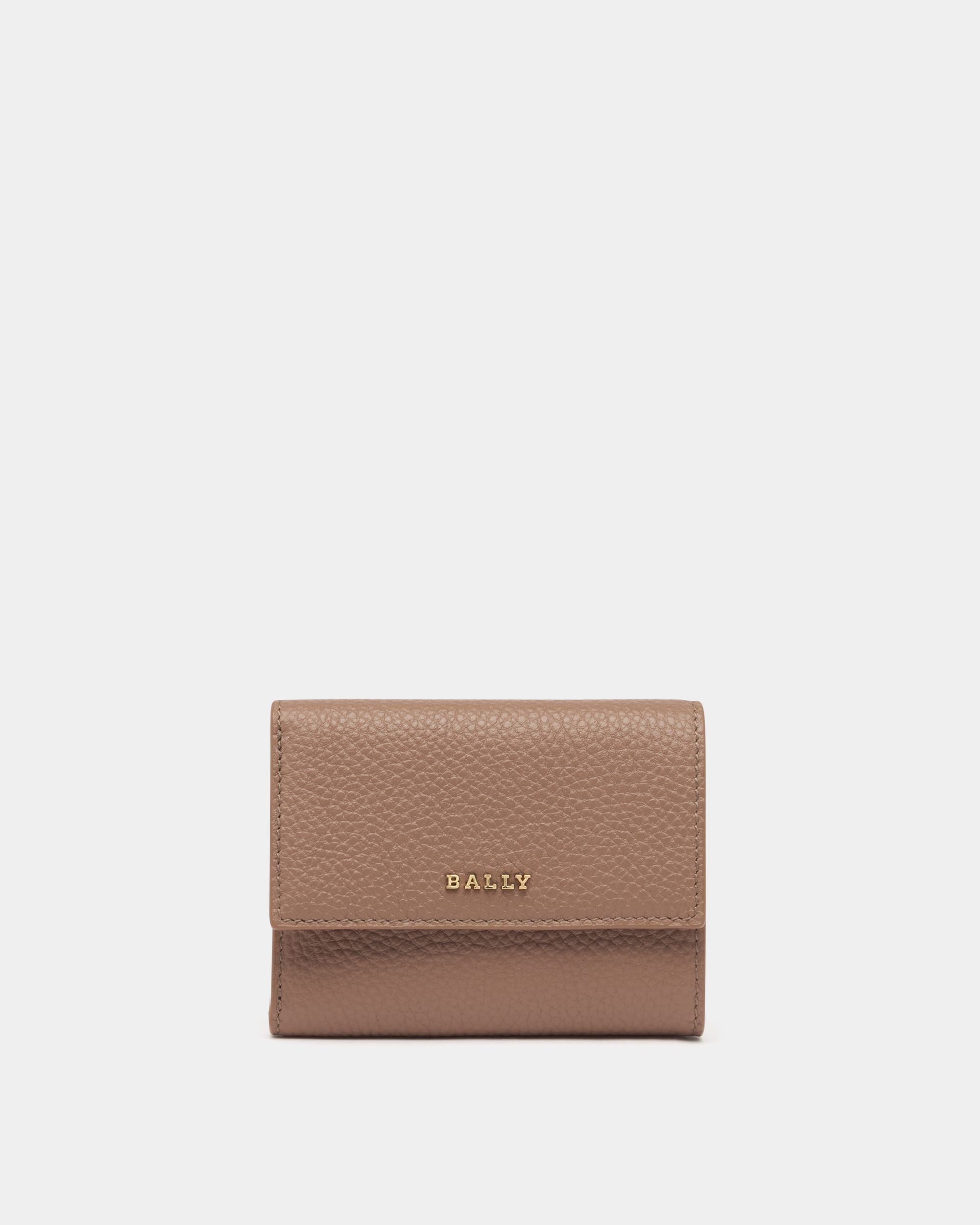Bally Global - Wallet in Beige Grained Leather - Beige