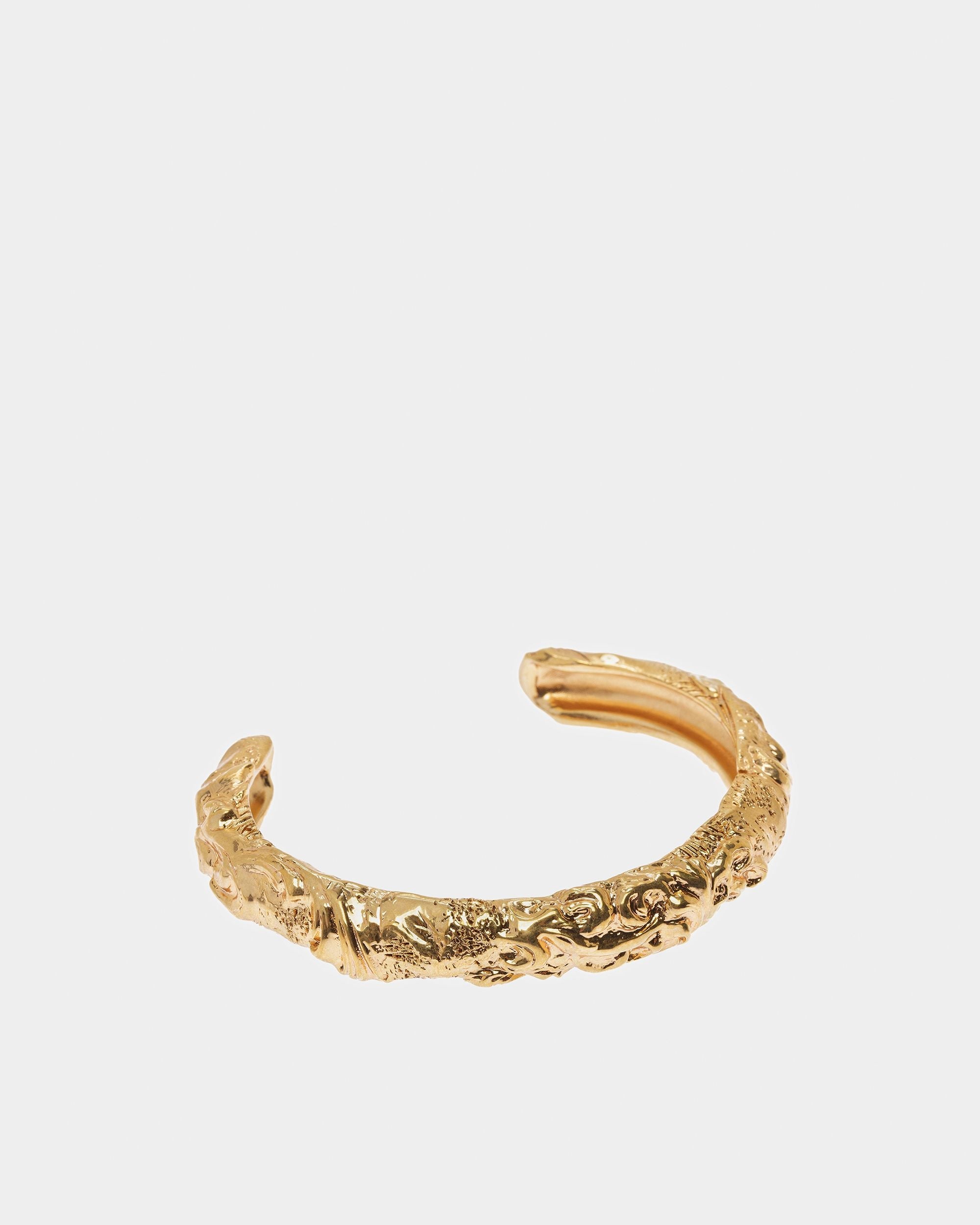 Bally Global - Bracelet Manchette Effet Sculptural Couleur Or Jaune - Or