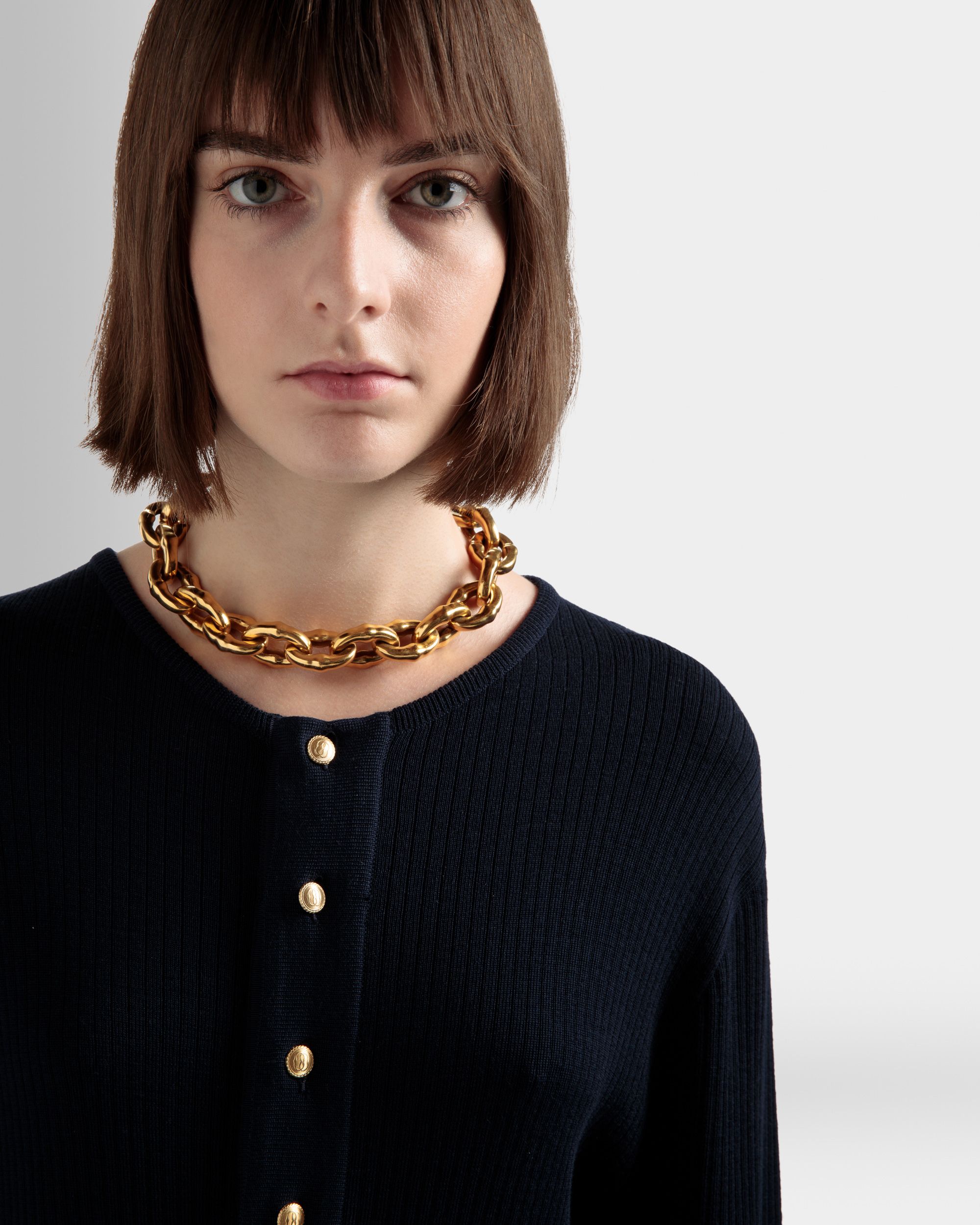 Bally Global - Ras-De-Cou Chain En Or Martelé - Or
