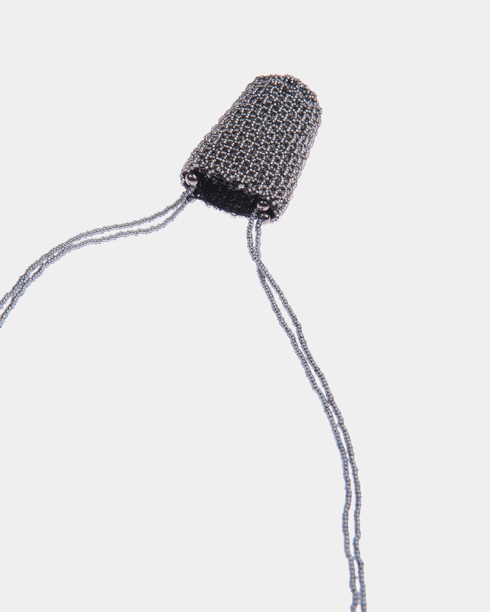 Bally Global - Beads Necklace in Silver Beads - Gris
