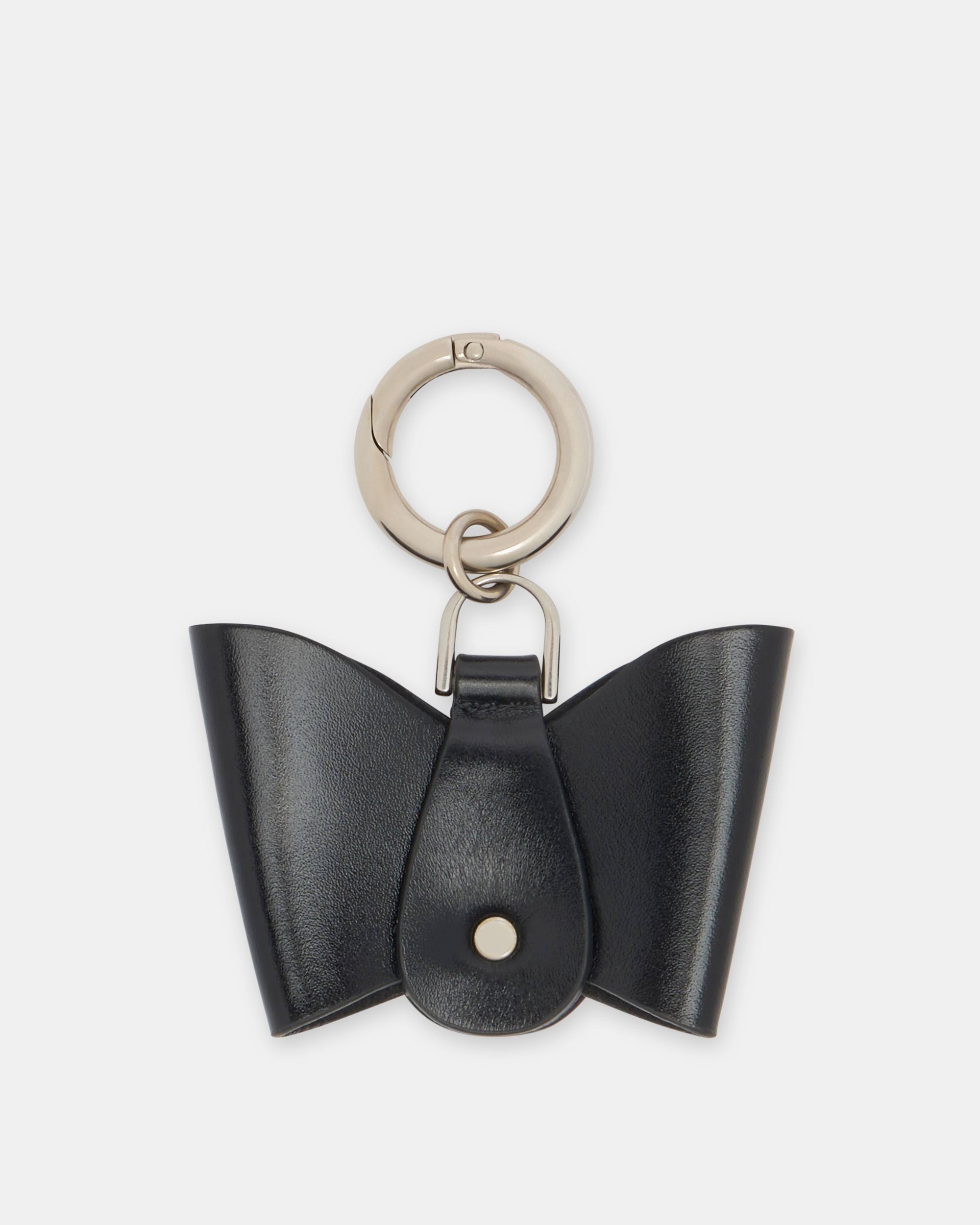 Bally Global - Breloque B-Bow En Cuir Noir - Noir