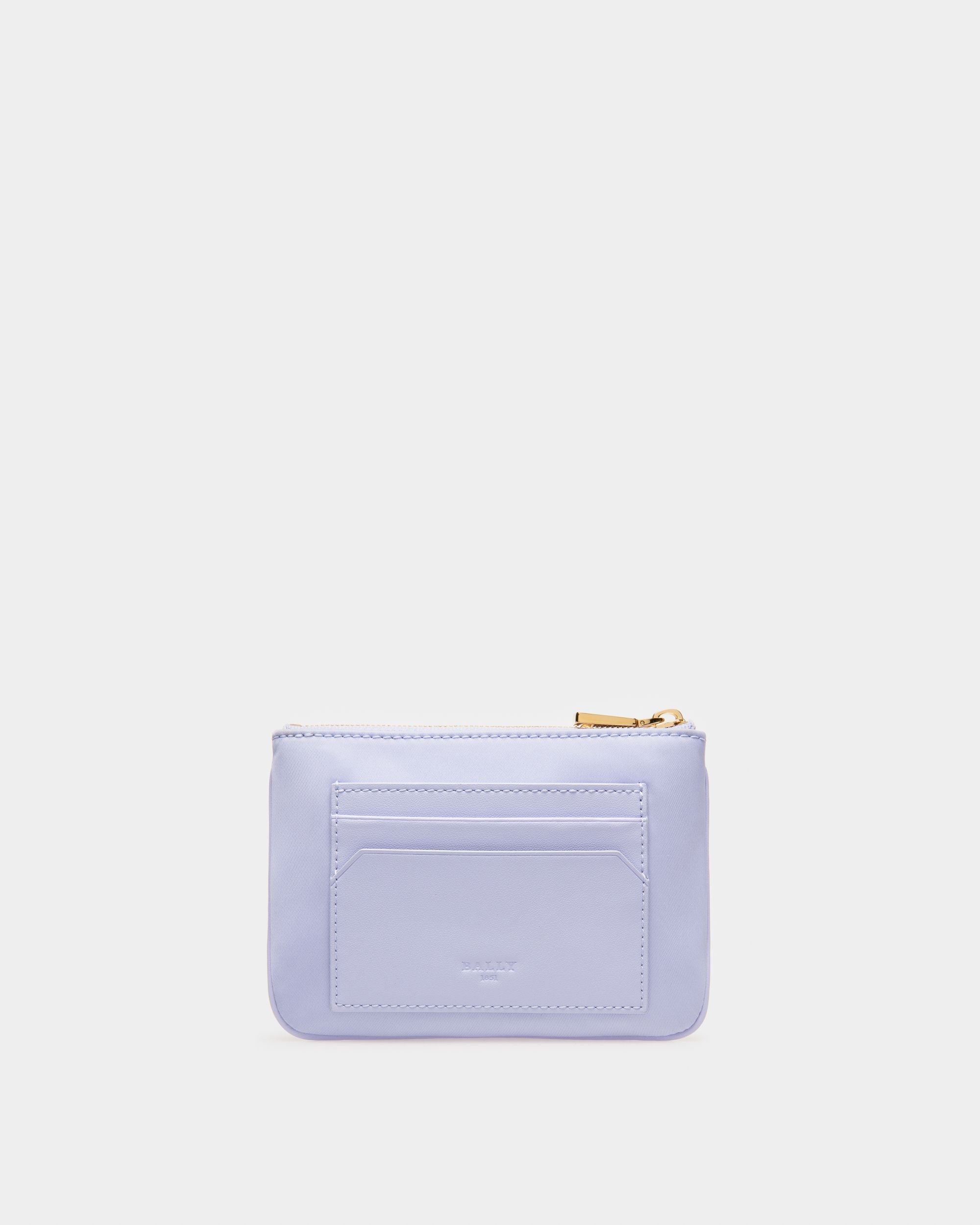 Bally Global - Evod Recycled Nylon And Leather Wallet In Lilac - Purple
