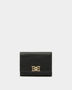 Wallet in Black Grained Leather