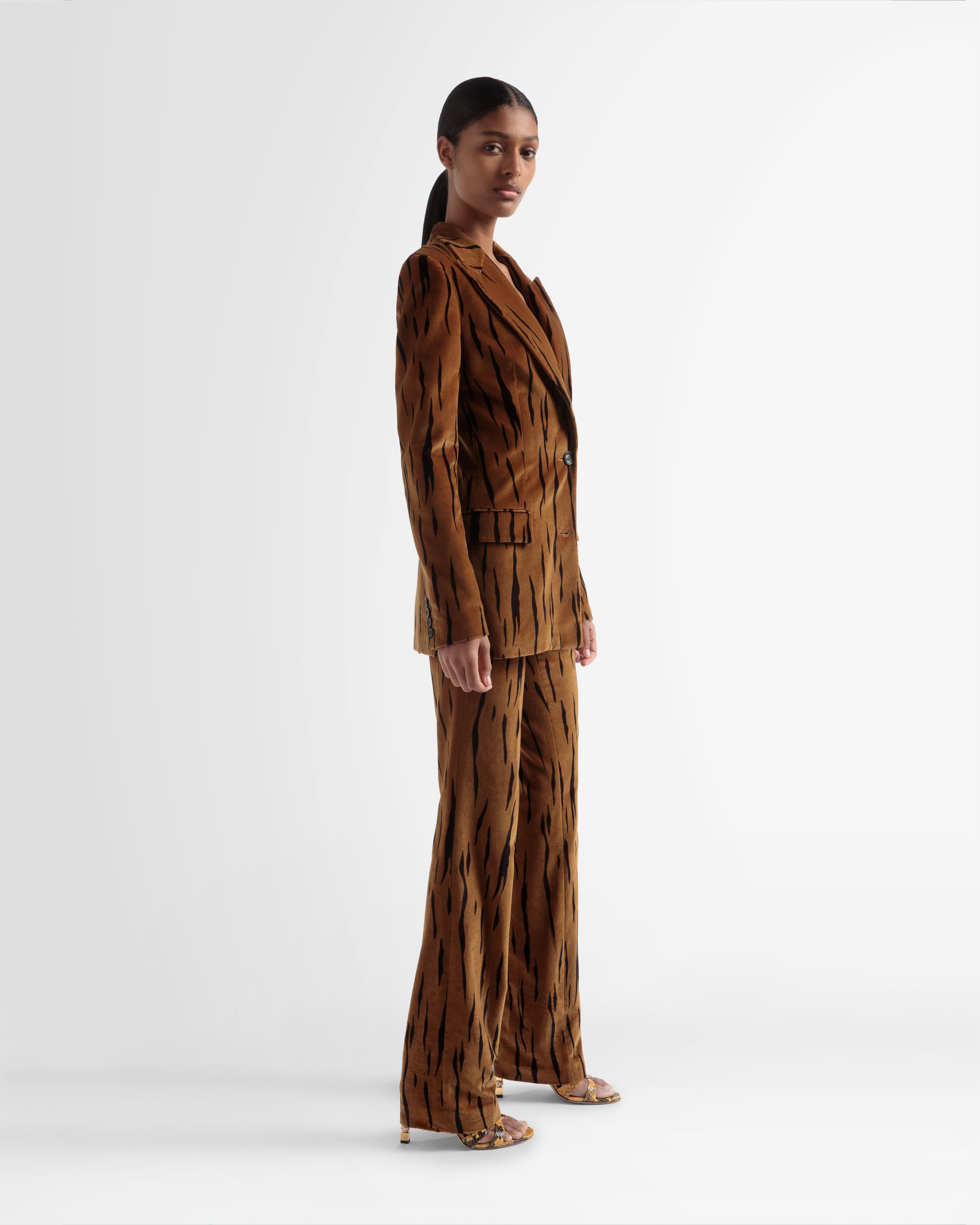 Bally Global - Blazer En Velours Imprimé - Multicolore