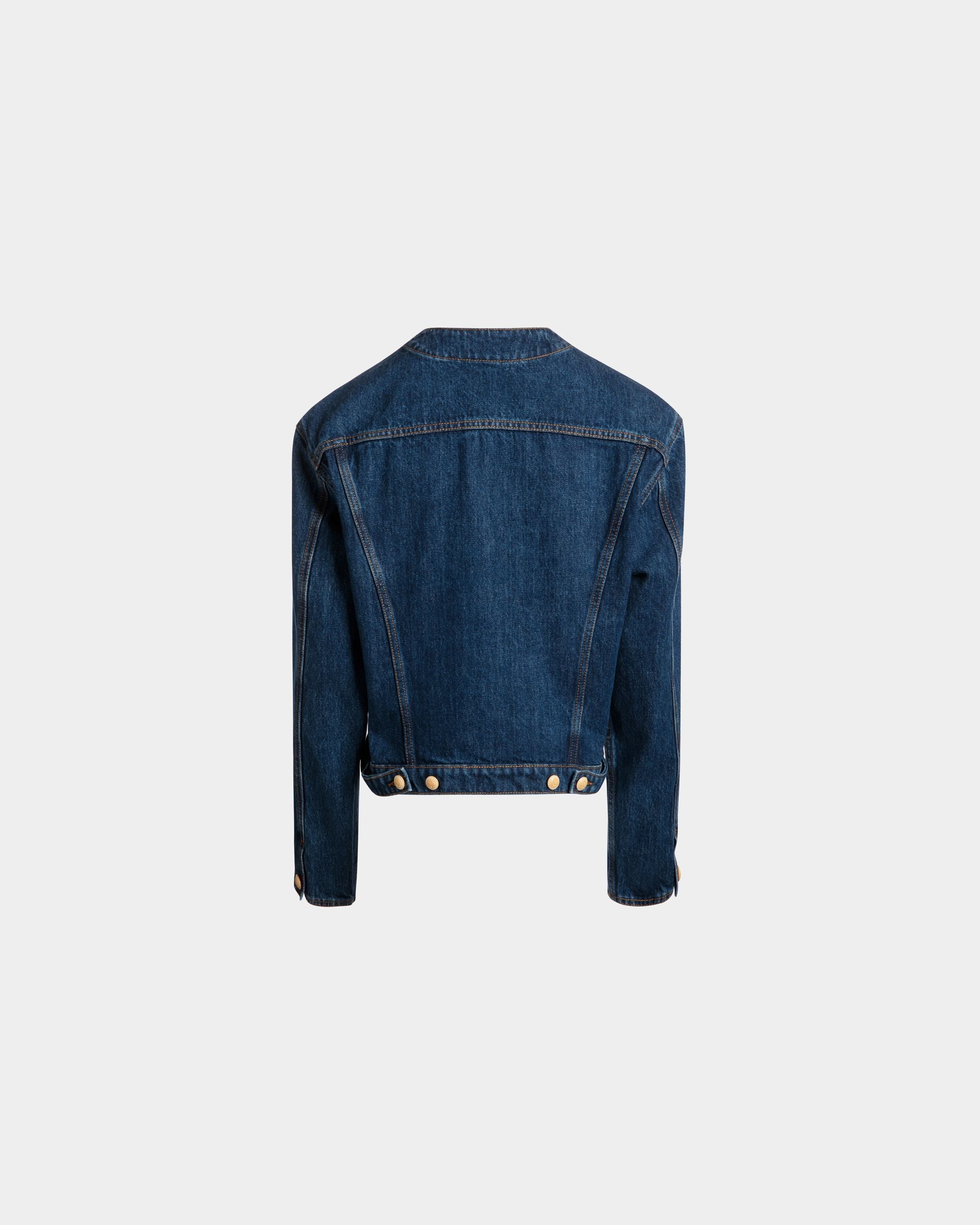 Bally Global - Denim Jacket in Navy Blue Cotton - Blue