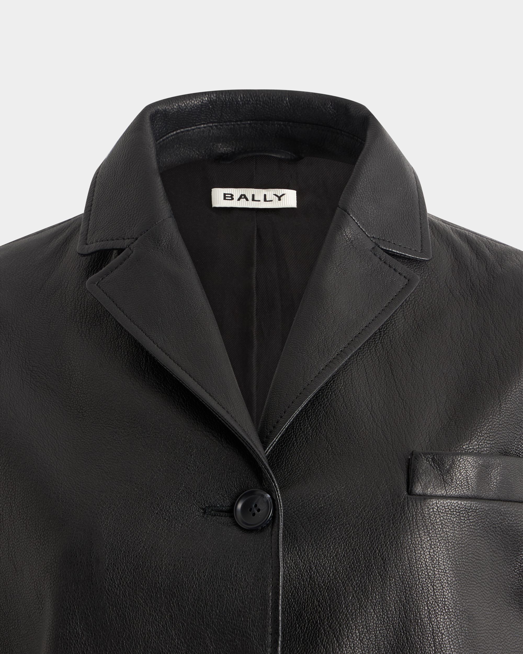 Bally Global - Blazer in Black Leather - Black