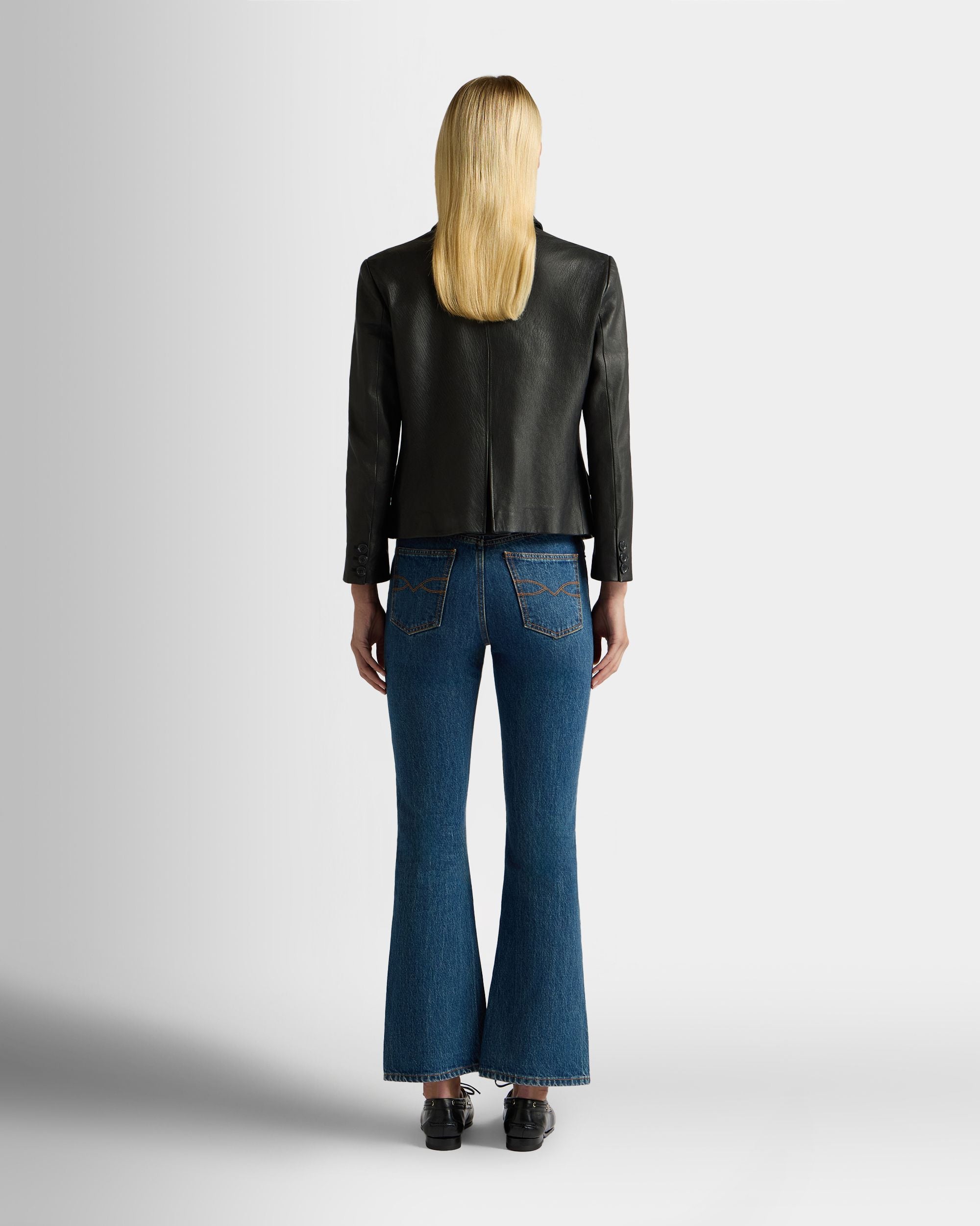 Bally Global - Blazer in Black Leather - Black
