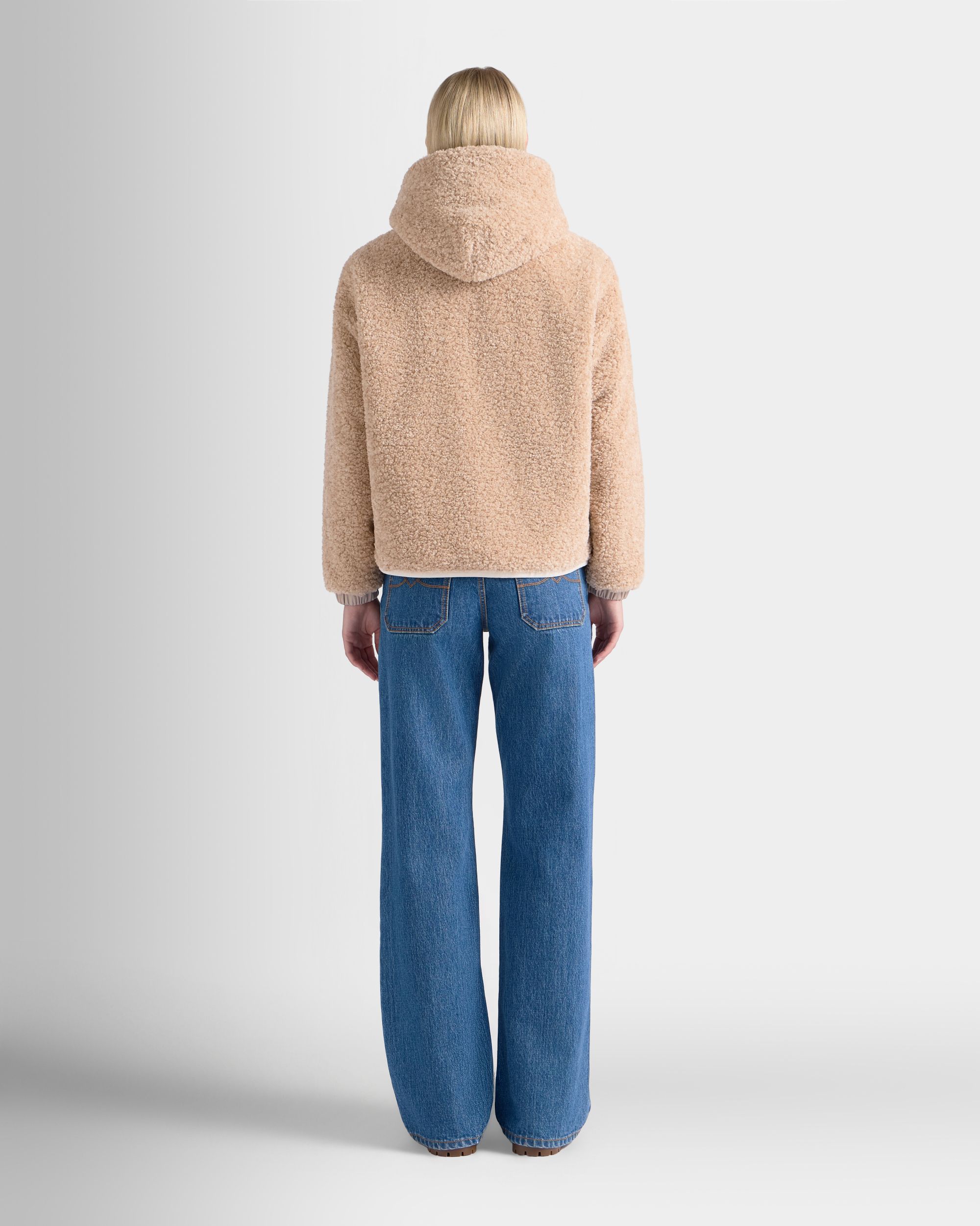 Bally Global - Fleece Jacket in Beige Polyester - Beige