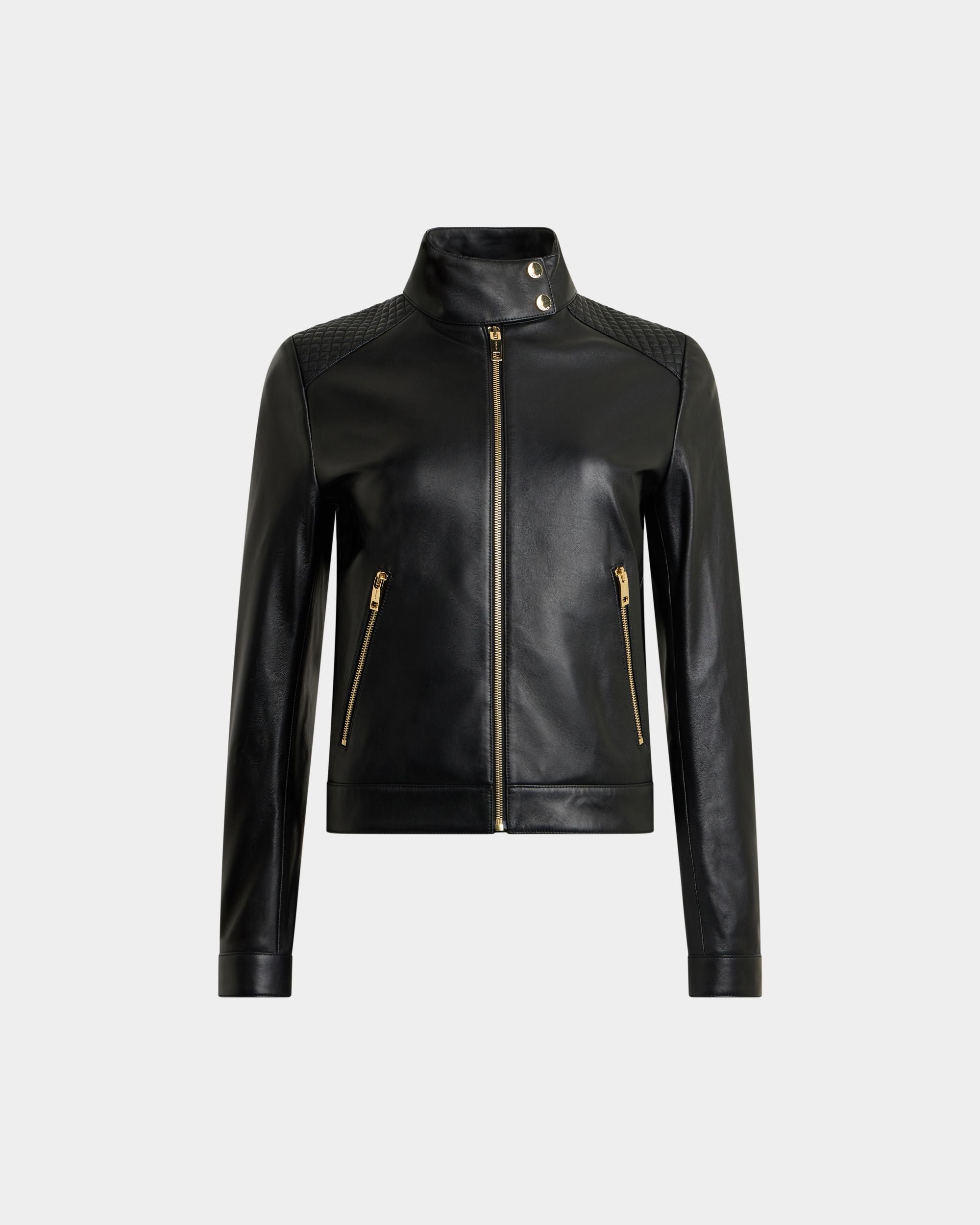 Bally Global - Jacket in Black Leather - Black
