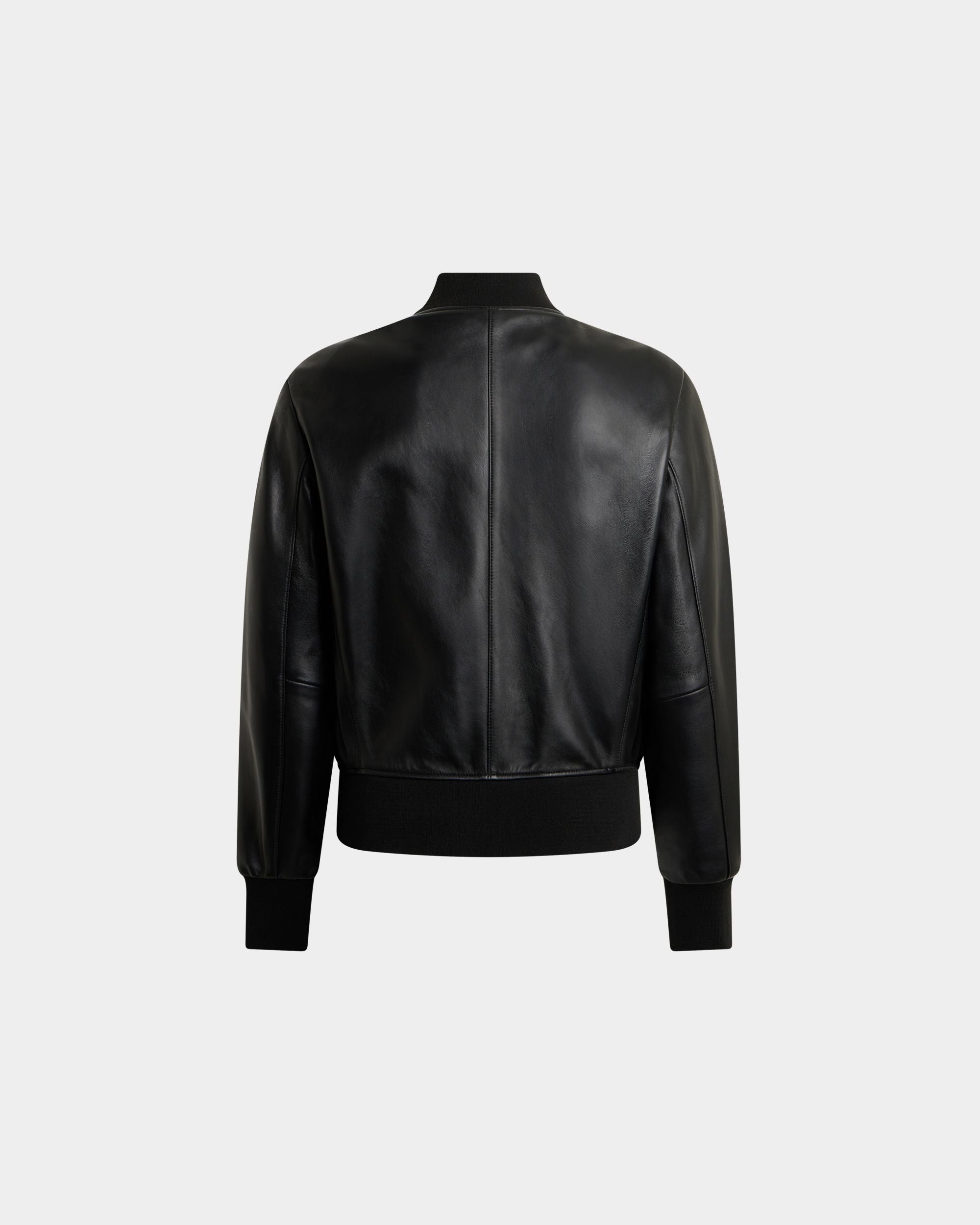 Bally Global - Bomber Jacket in Black Leather - Black