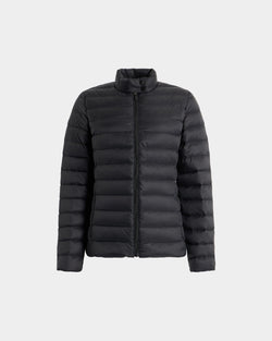 Puffer Jacket in Black Polyester
