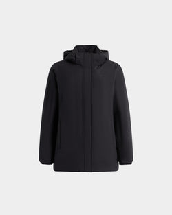 Puffer Jacket in Black Polyester