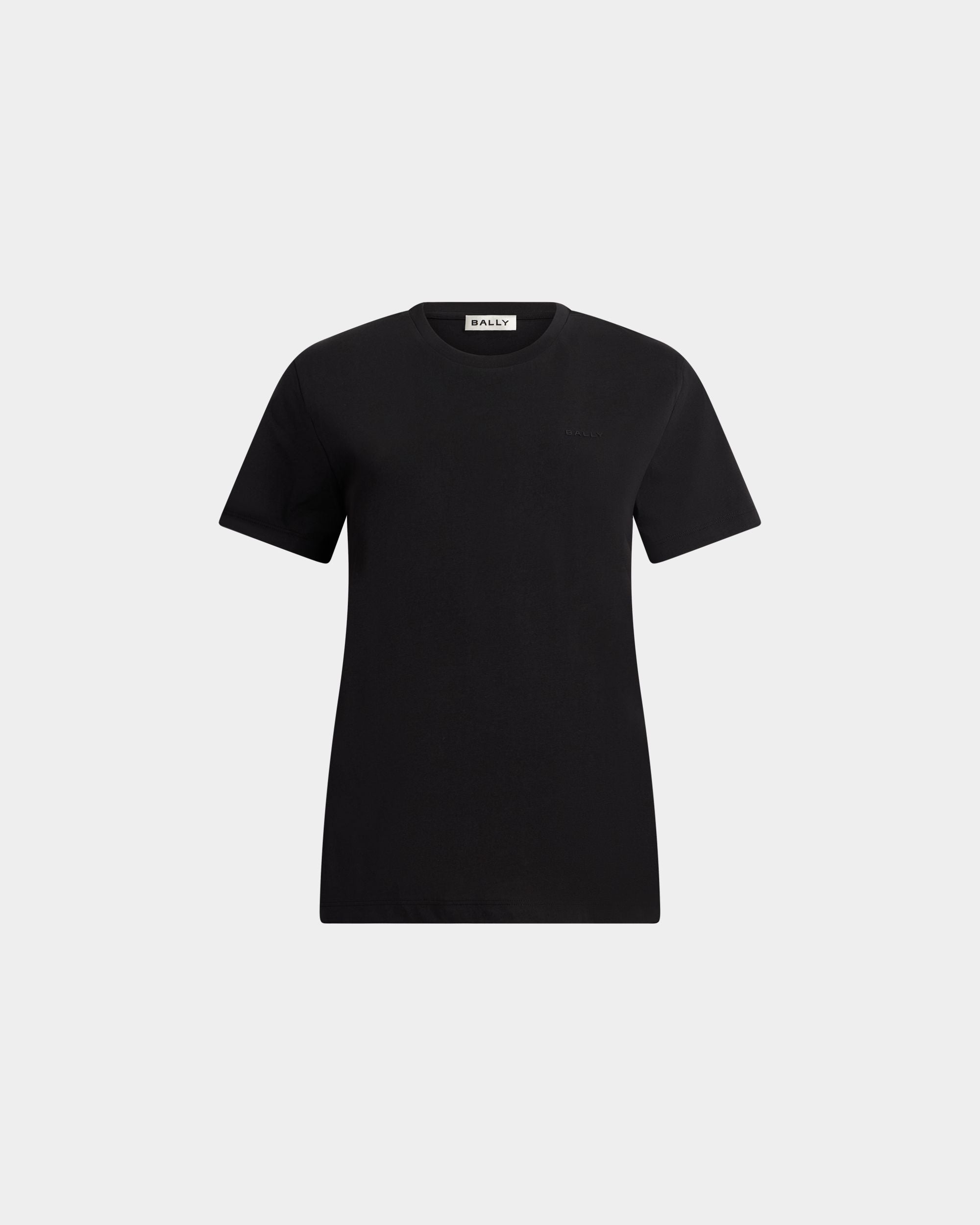 Bally Global - T-Shirt in Black Cotton - Black