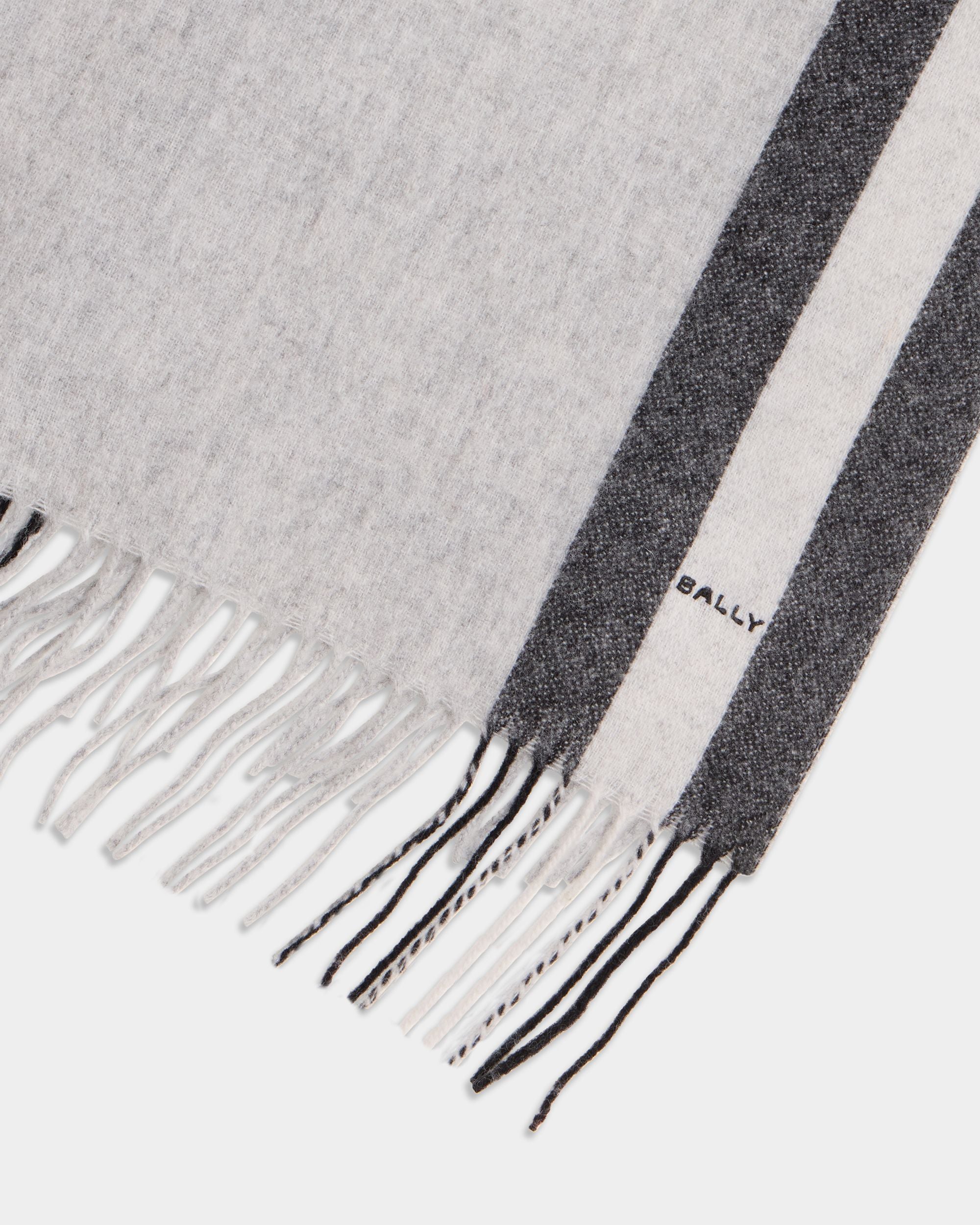 Bally Global - Scarf in Grey Wool - Grey