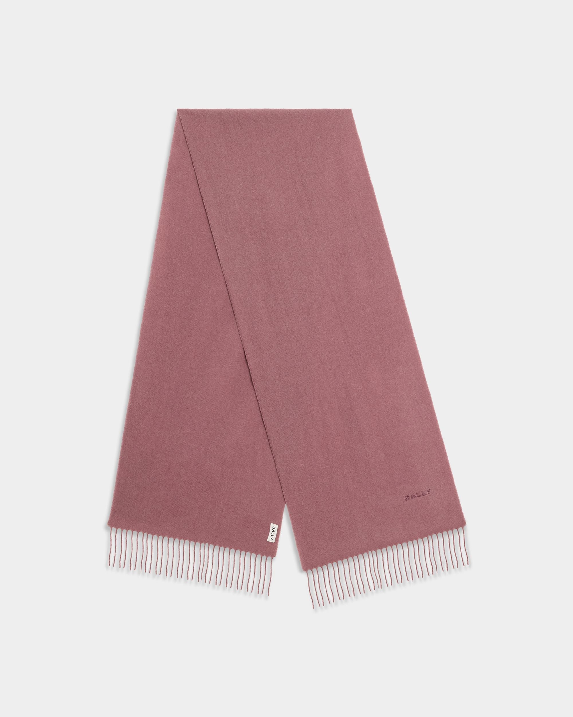 Bally Global - Bufanda De Lana Malva Claro - Rosa