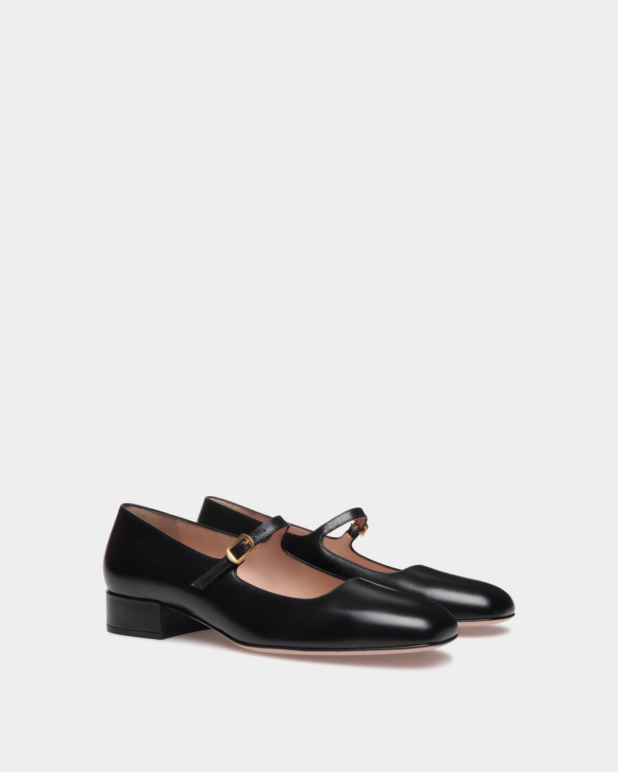 Bally Global - Zapato De Salón Ballyrina De Piel Negra - Negro