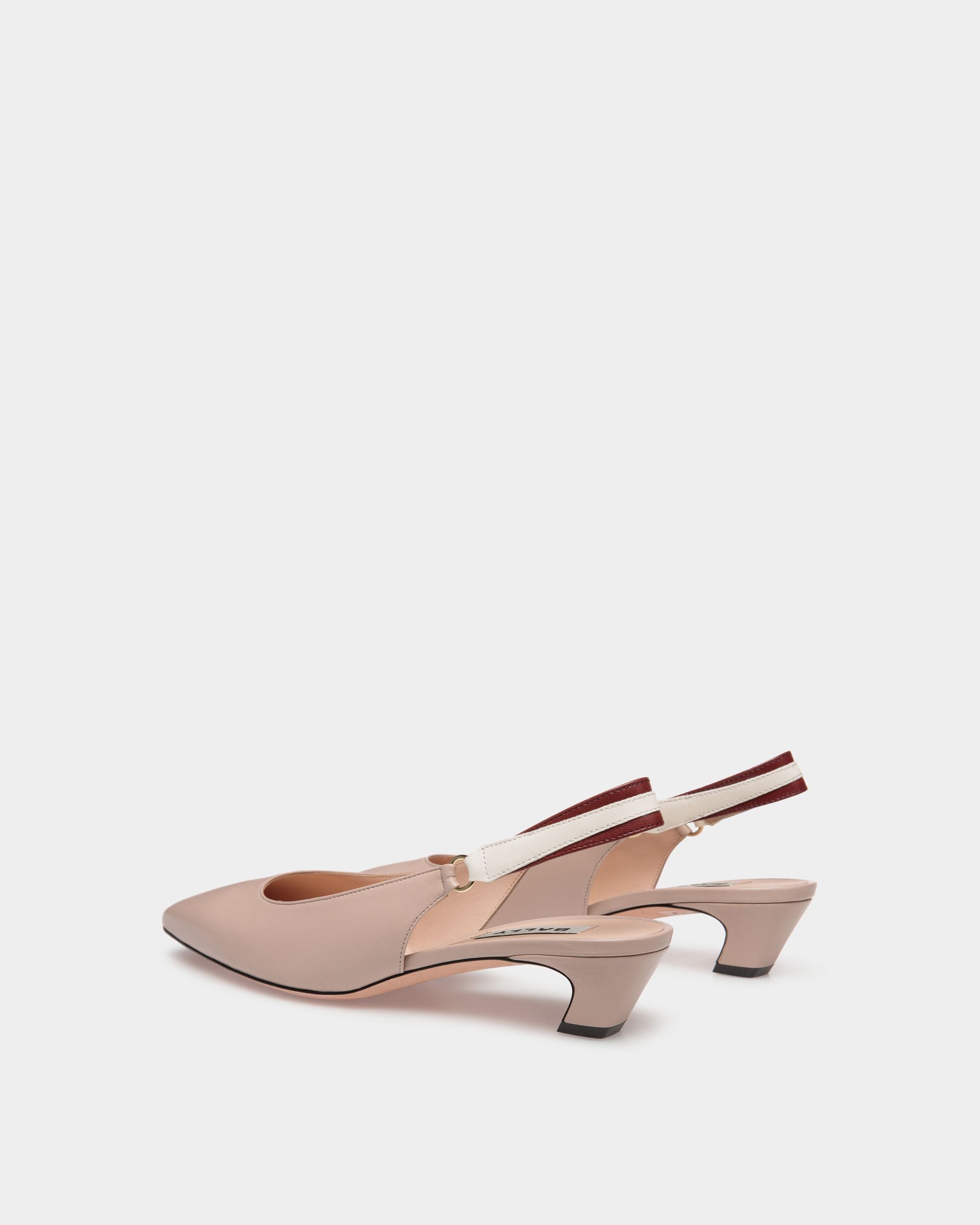 Bally Global - Sylt Slingback Pump In Light Beige Nappa Leather - Beige