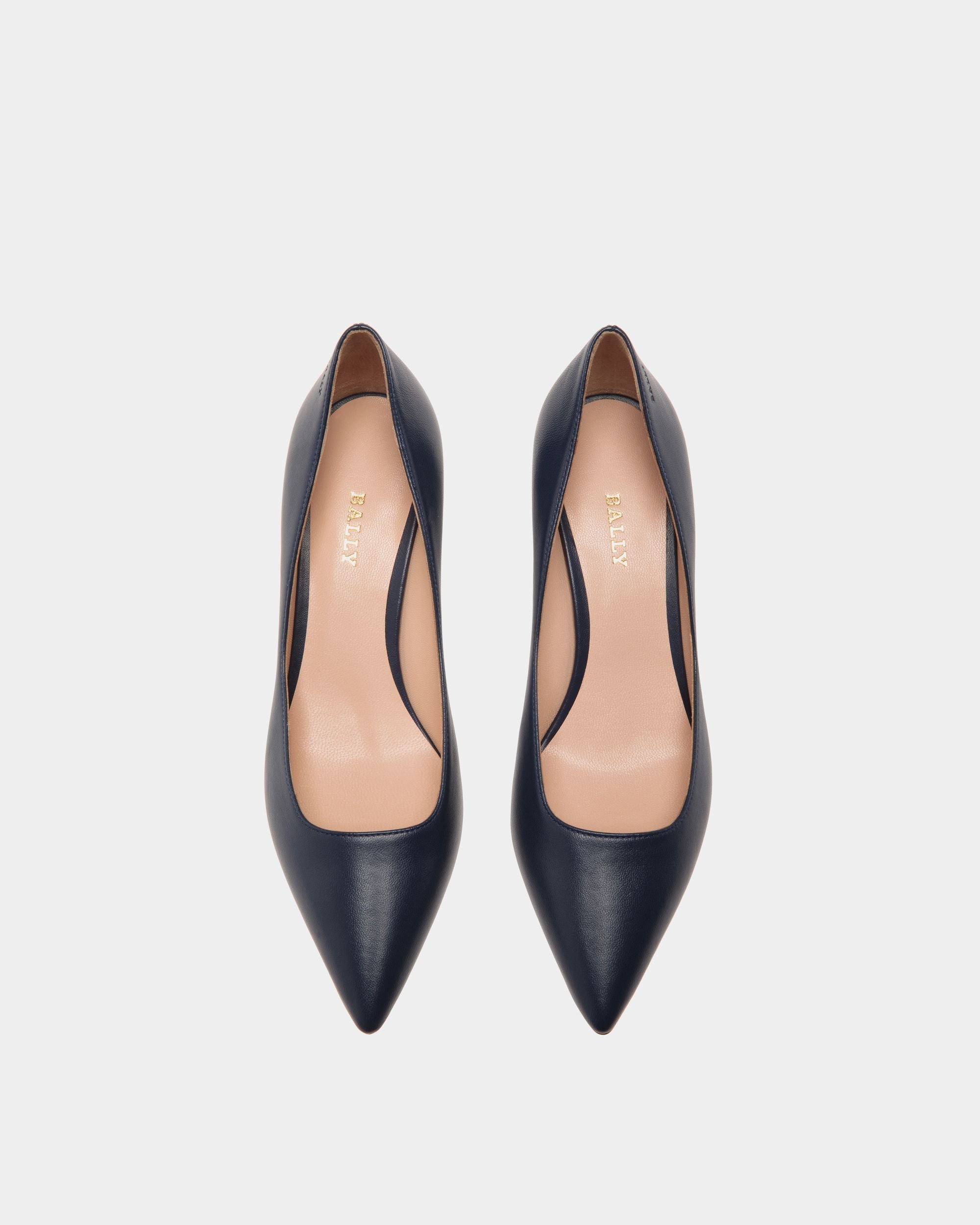Bally Global - Pump in Bue Leather - Blue