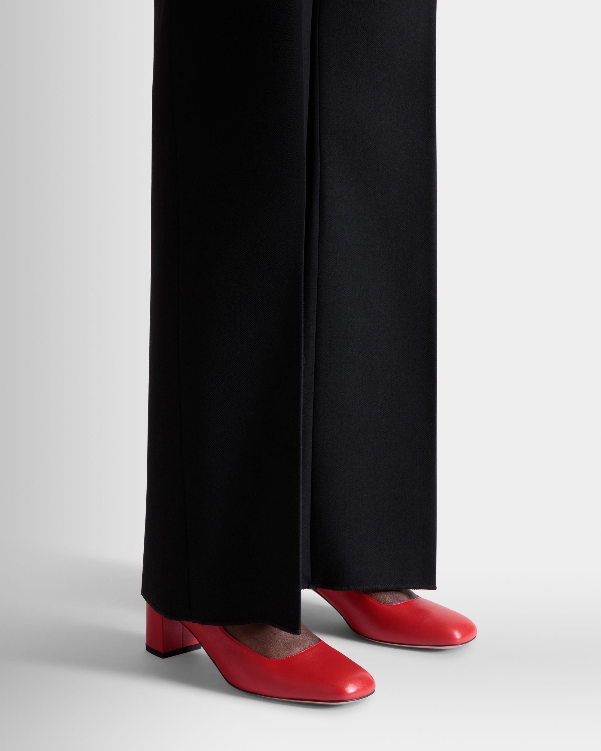 Bally Global - Ballyrina Mary-Jane Pump In Candy Red Leather - Red