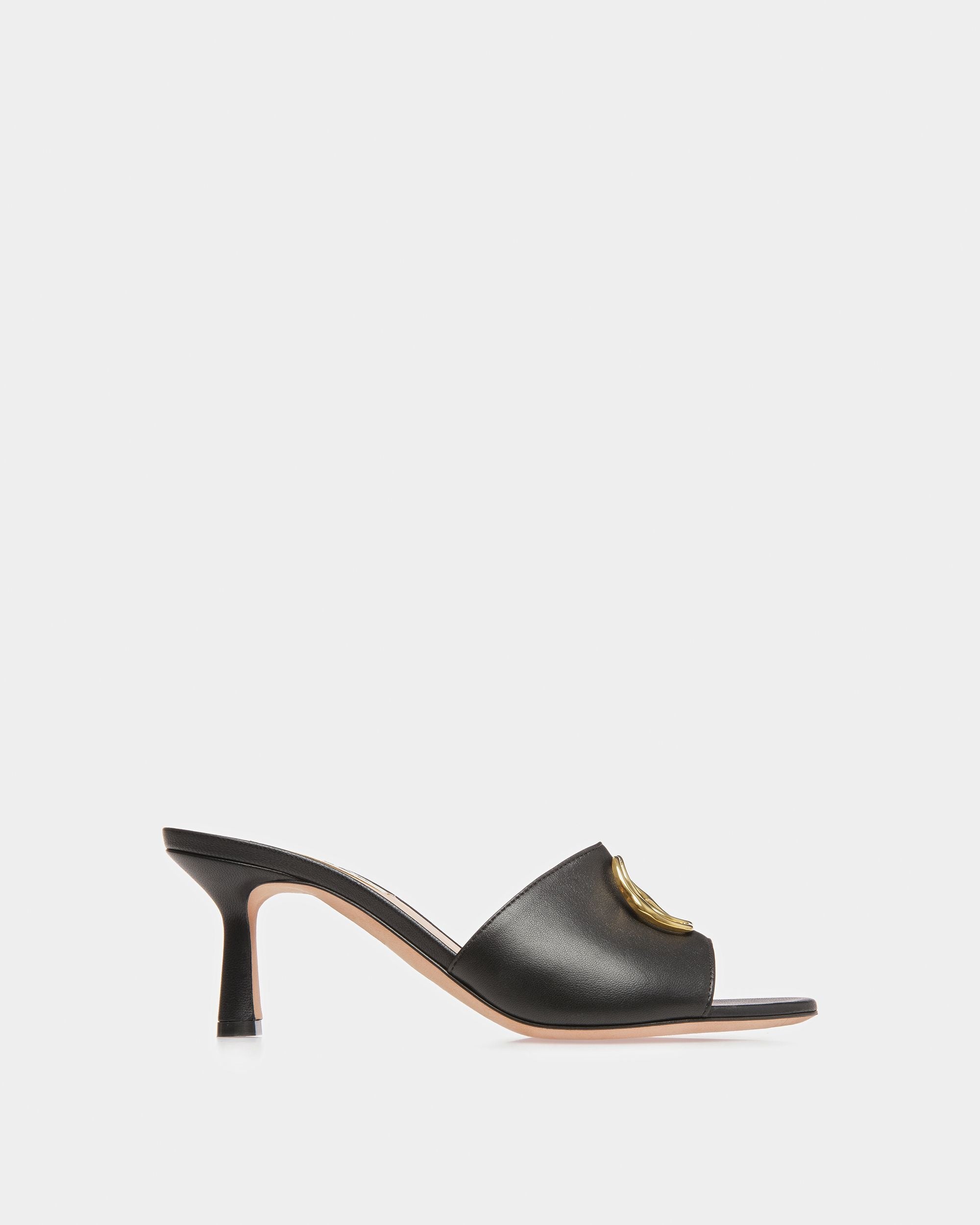 Bally Global - Emblem Sandals In Black Leather - Black