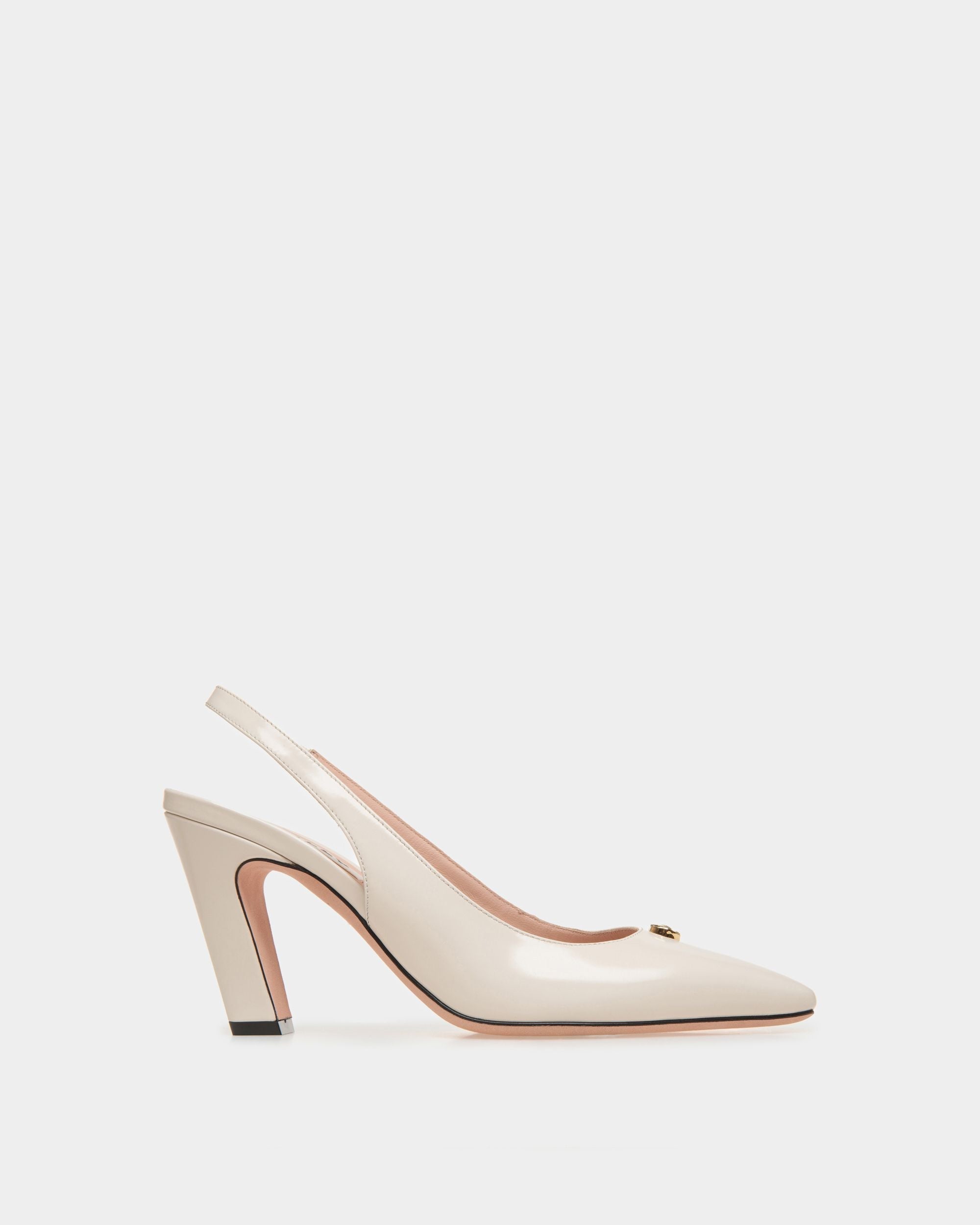Bally Global - Sylt Slingback Pump In White Leather - White