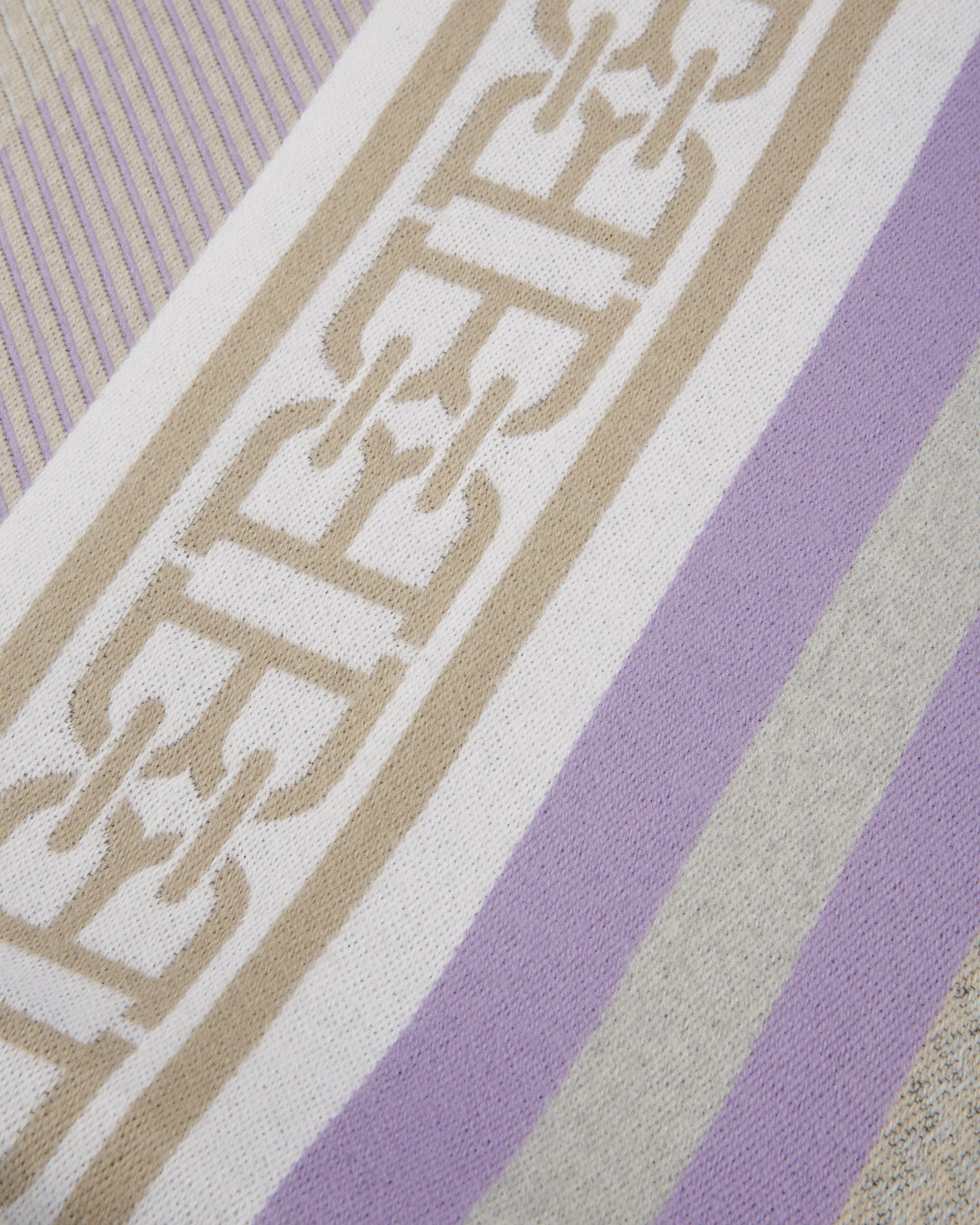 Bally Global - Wool Scarf In Bone - Purple