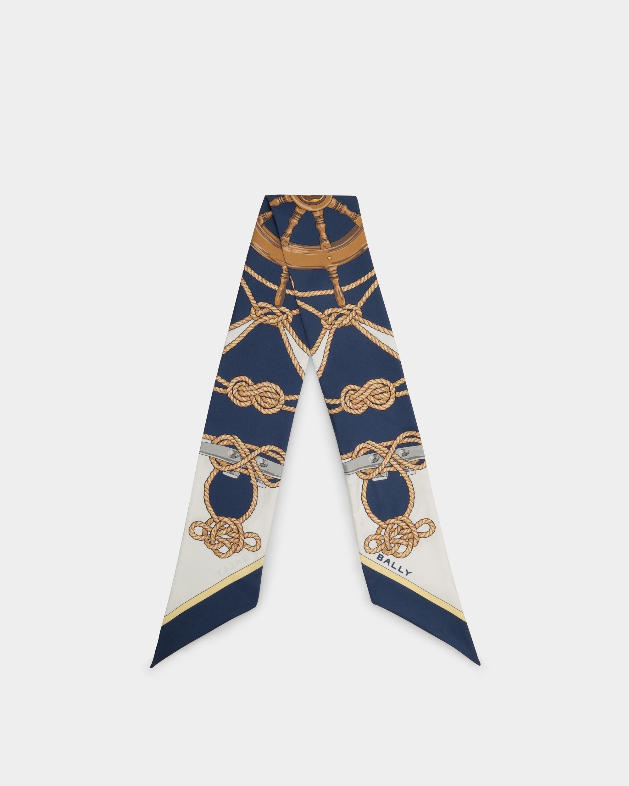Bally Global - Neck Bow in Multicolor Silk - Multicolor