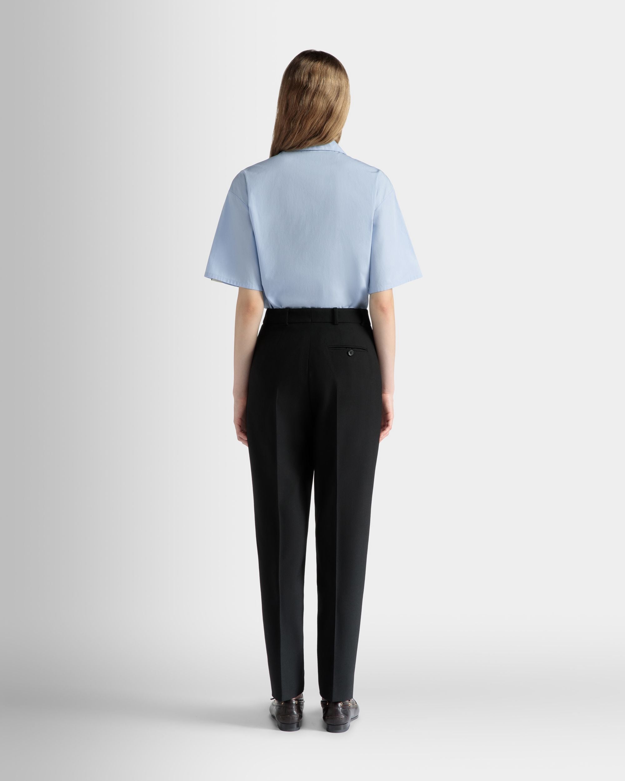 Bally Global - Oversized Shirt in Light Blue Cotton - Blue