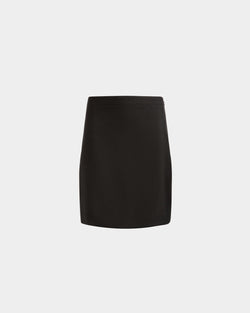 Minifalda De Lana Negra
