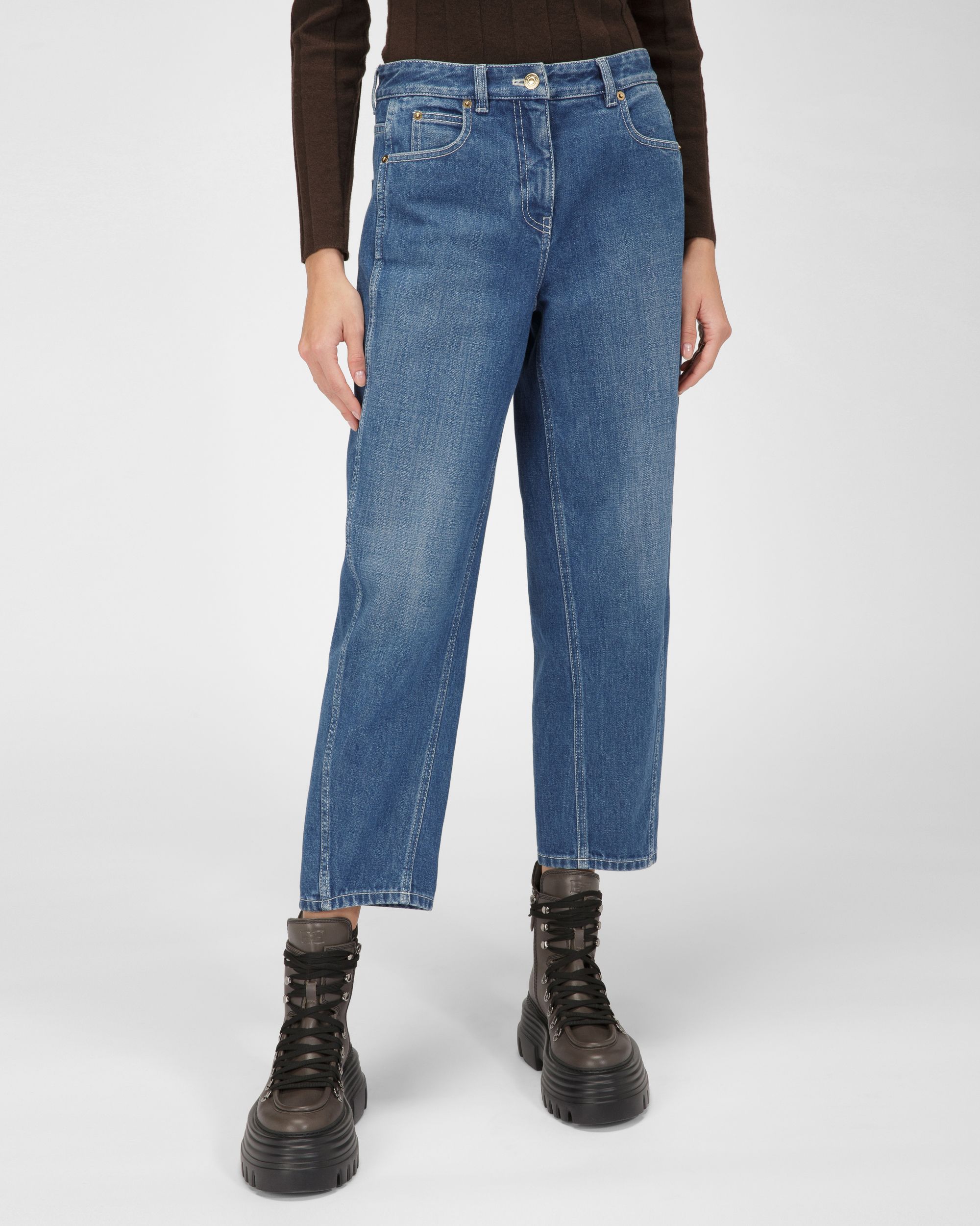 Bally Global - Cotton Jeans In Blue - Blue
