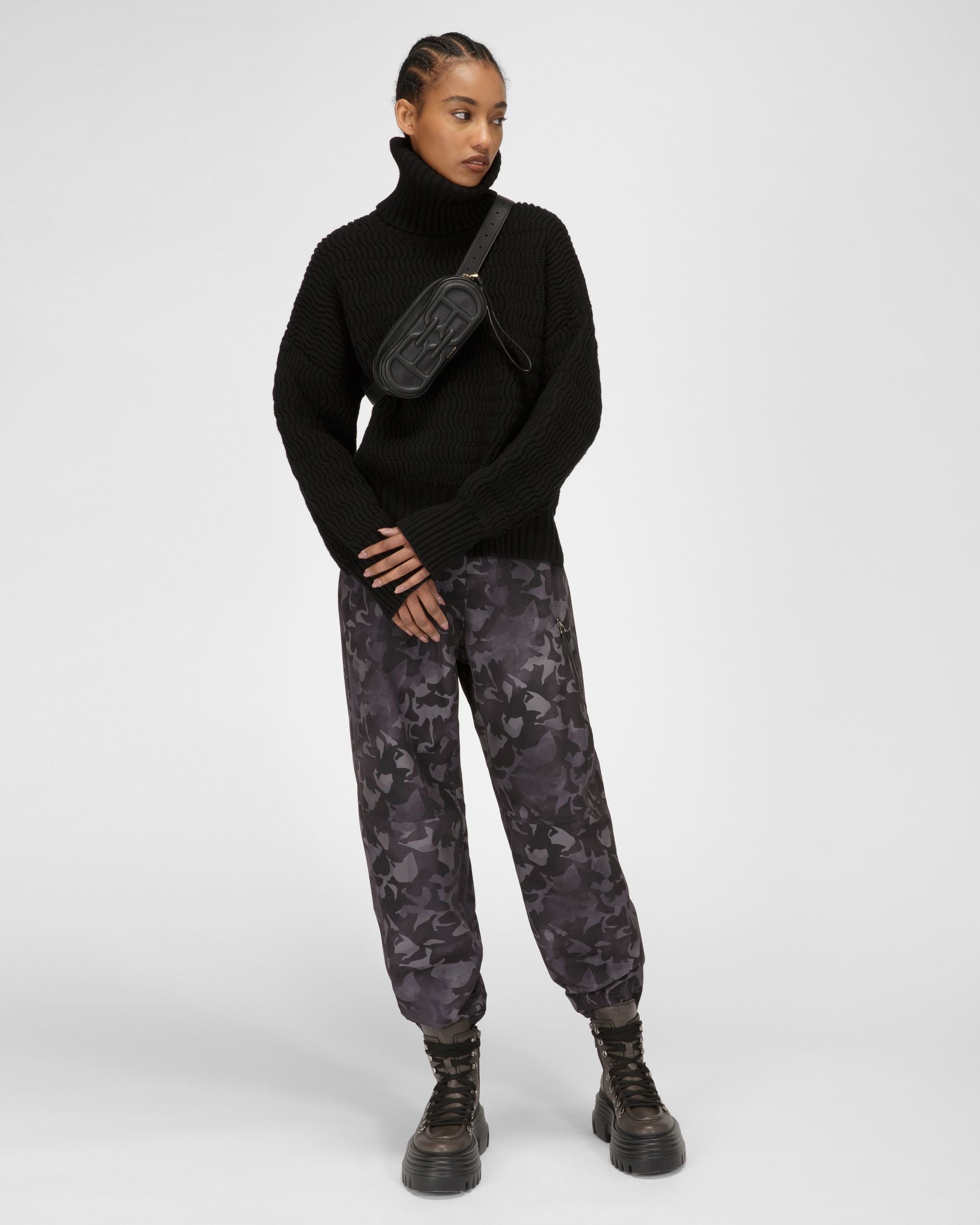 Bally Global - Recycled Nylon Trousers In Black - Black