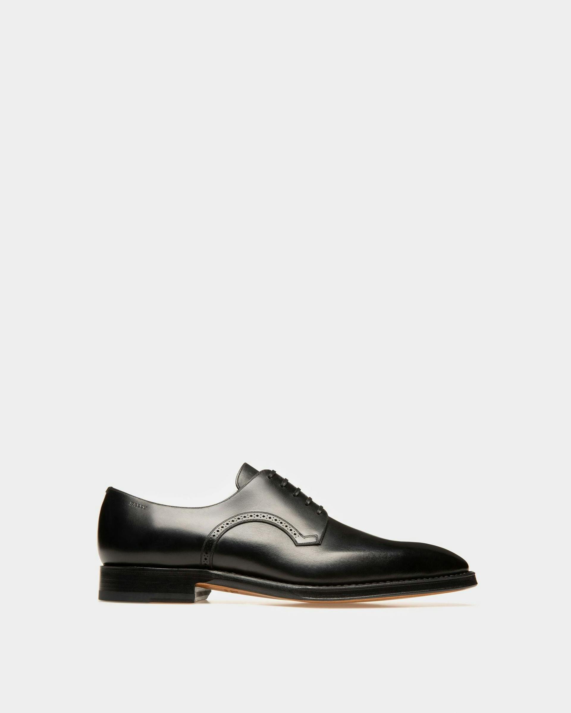 Scamardo Leather Derby Shoes In Black - Men's - Bally - 01