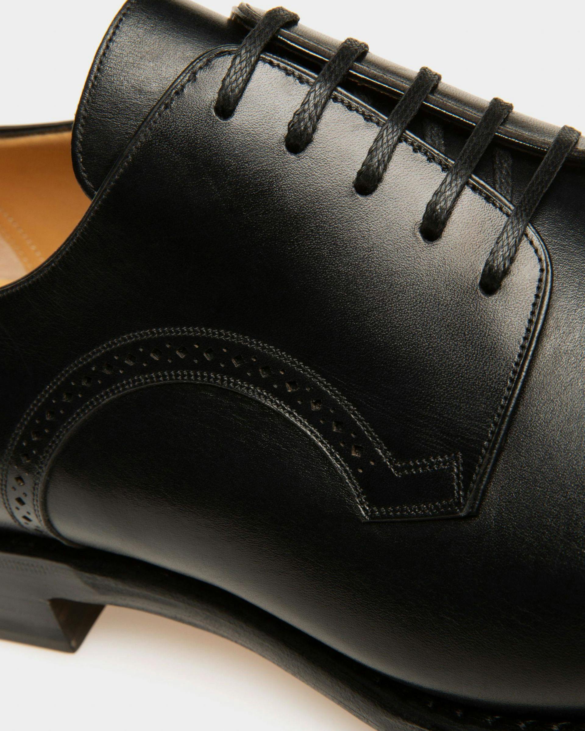 Scamardo Leather Derby Shoes In Black - Men's - Bally - 05