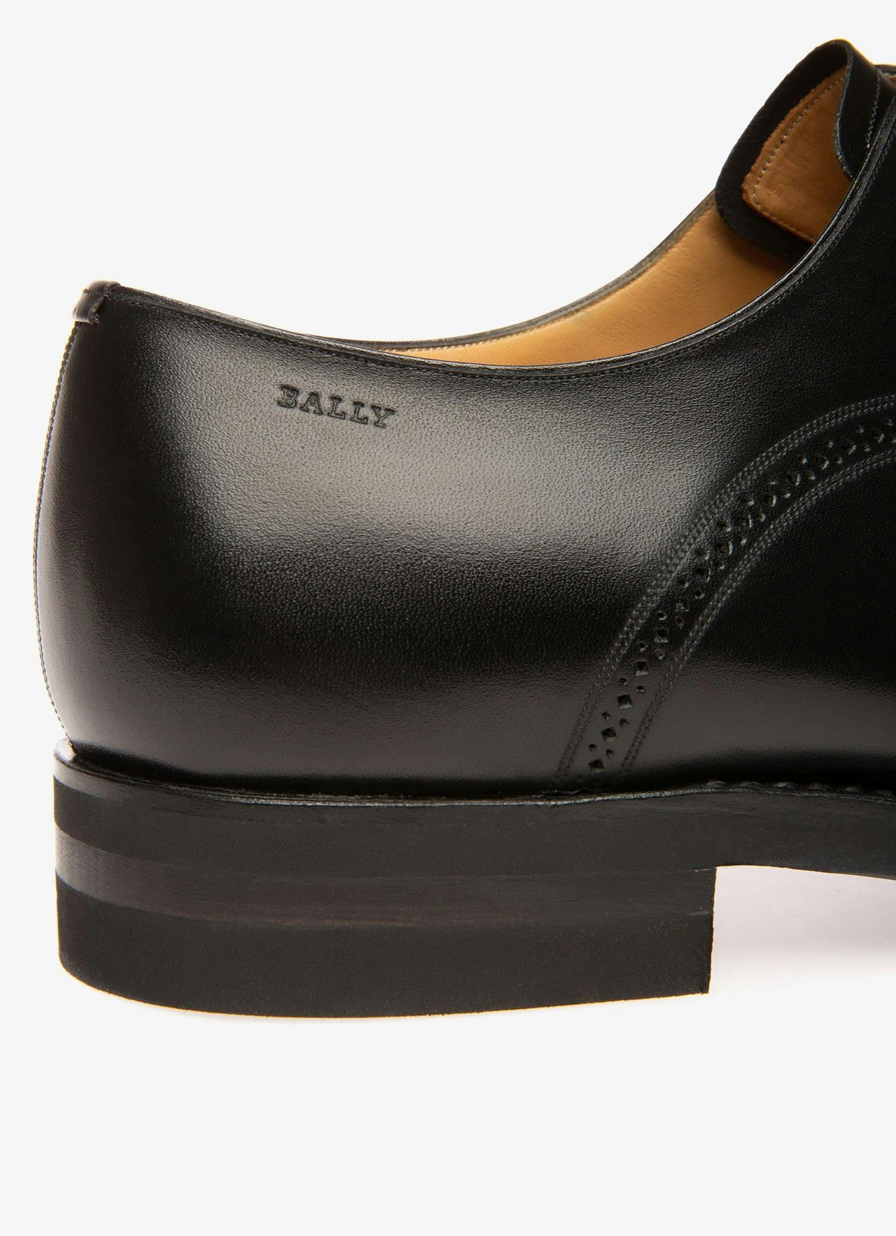 Scribe Novo Oxford Shoes In Black Leather - Men's - Bally - 04