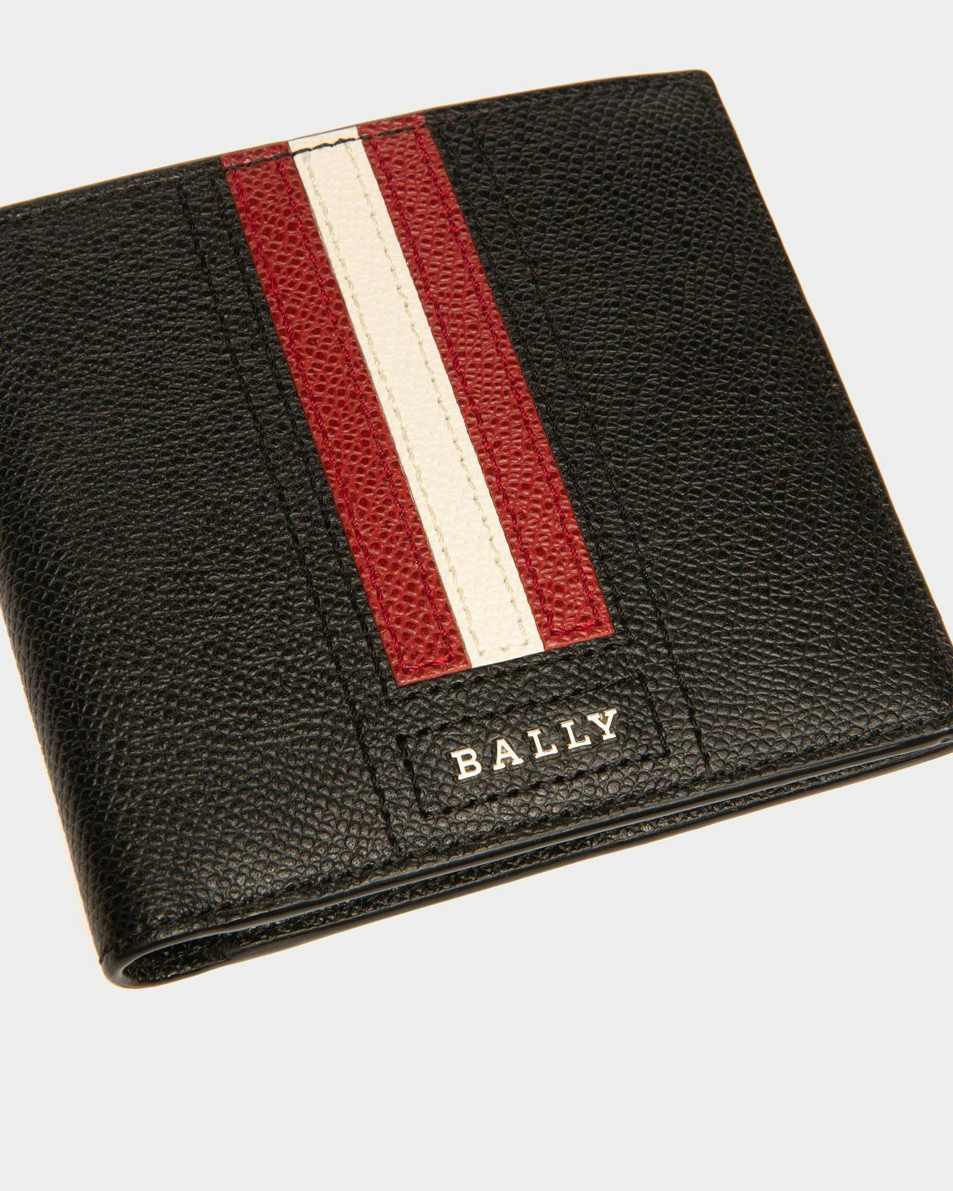 Trasai Leather Wallet In Black - Men's - Bally - 04