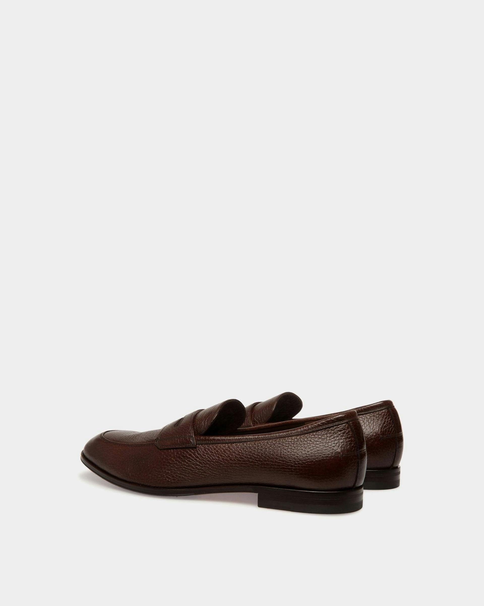 Webb Leather Loafers In Brown - Men's - Bally - 04