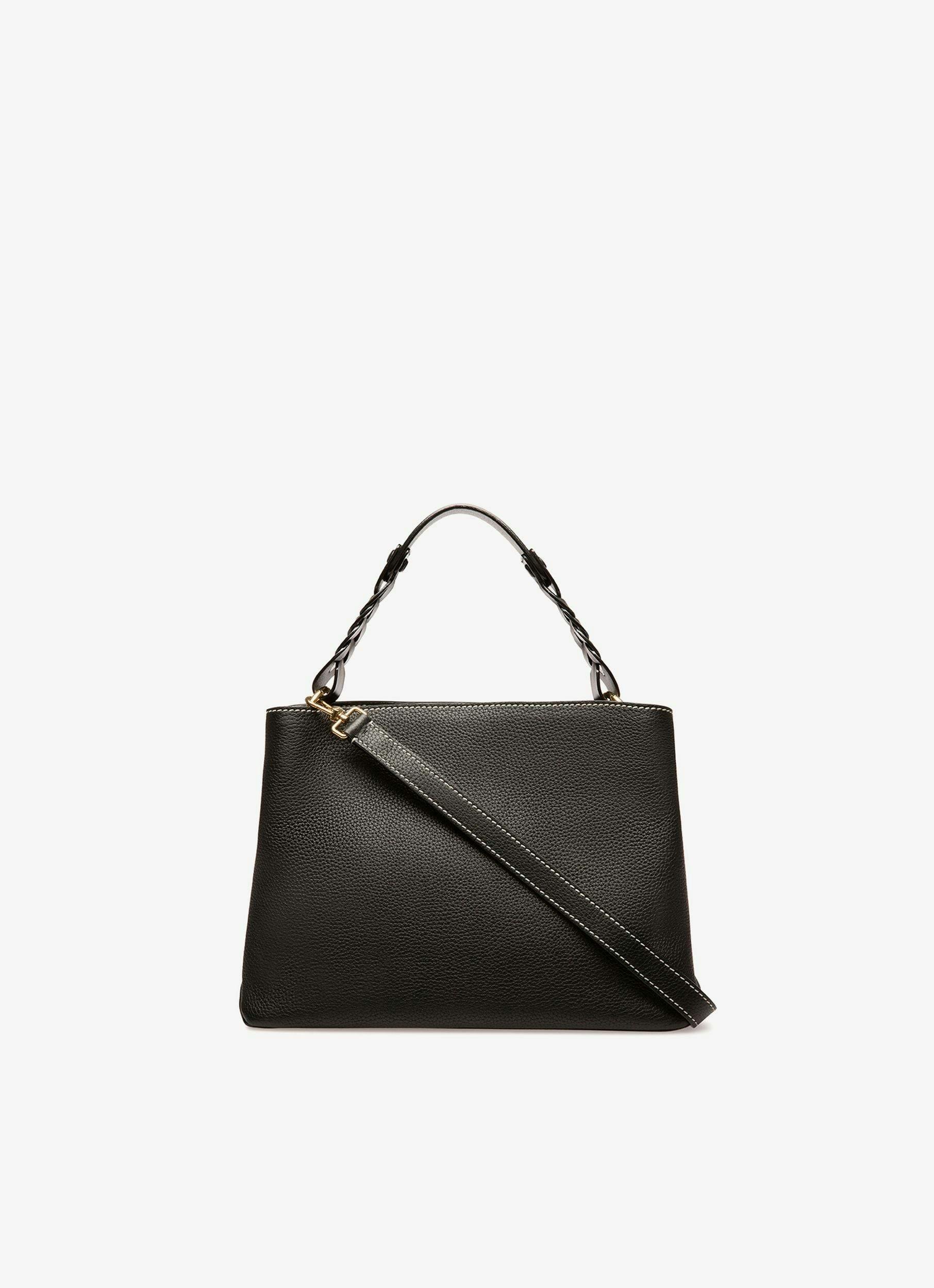 Lucyle Leather Shoulder Bag In Black - Women's - Bally - 03