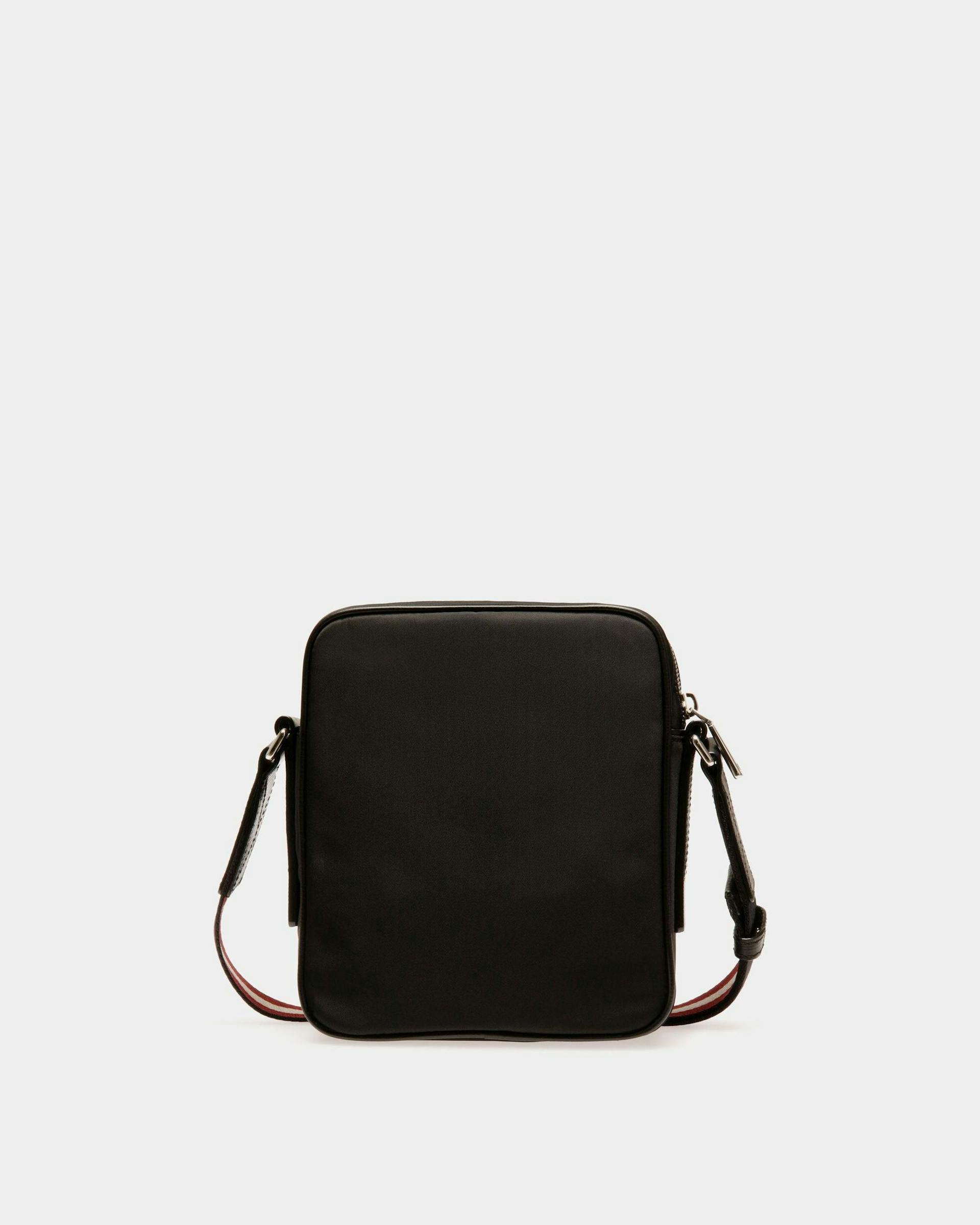 Explore Crossbody Bag In Black Leather And Nylon - Men's - Bally - 03
