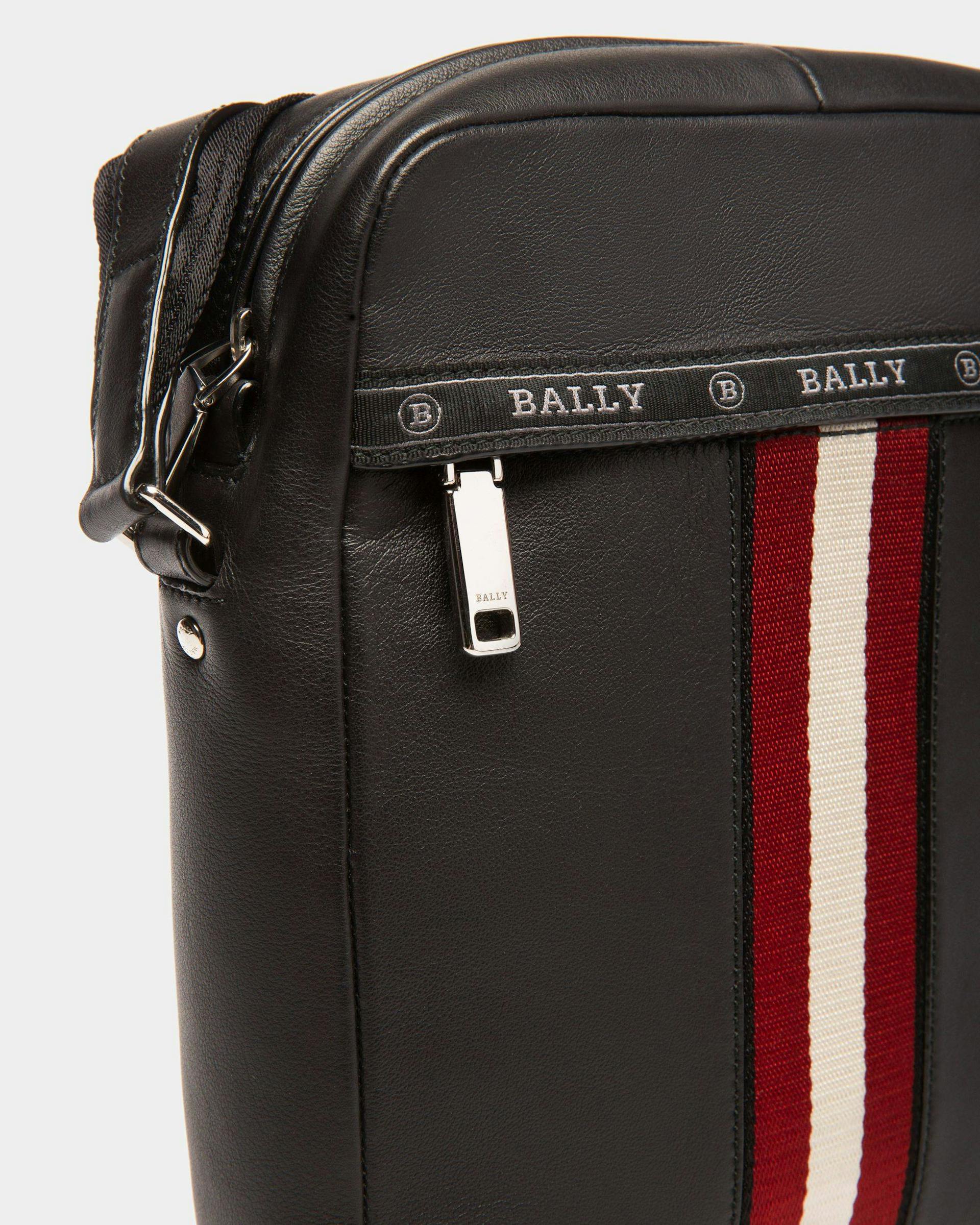 Holm Leather Crossbody Bag In Black - Men's - Bally - 04