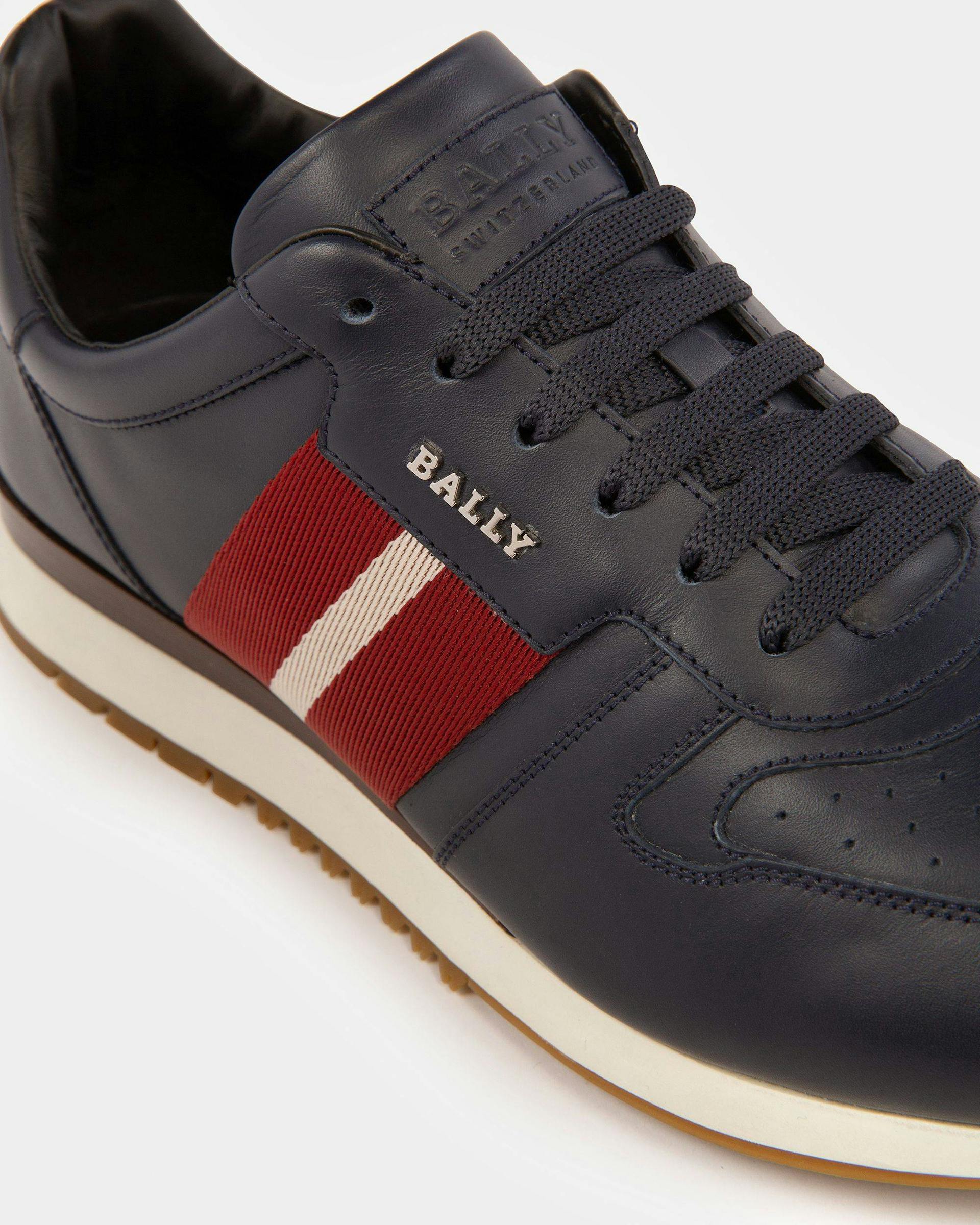 Astel Leather Sneakers In Ink - Men's - Bally - 06