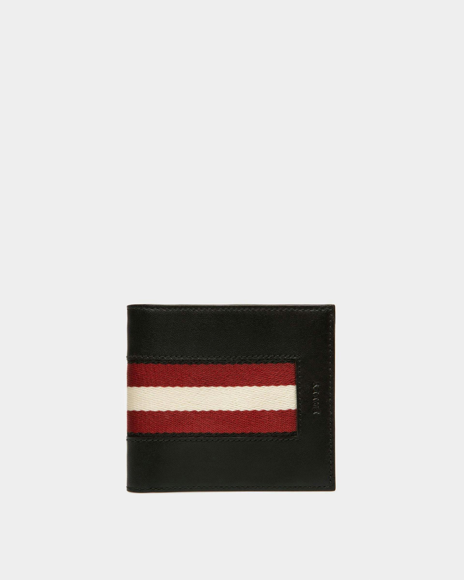 Brasai Leather Wallet In Black - Men's - Bally - 01