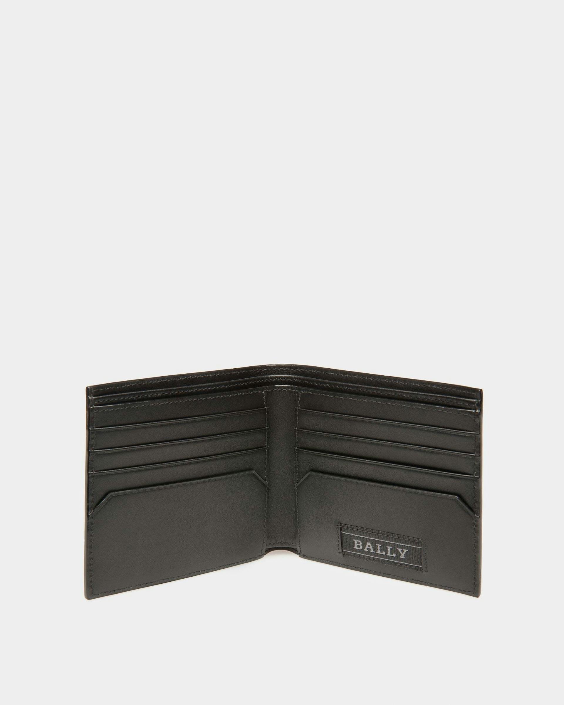 Brasai Leather Wallet In Black - Men's - Bally - 03