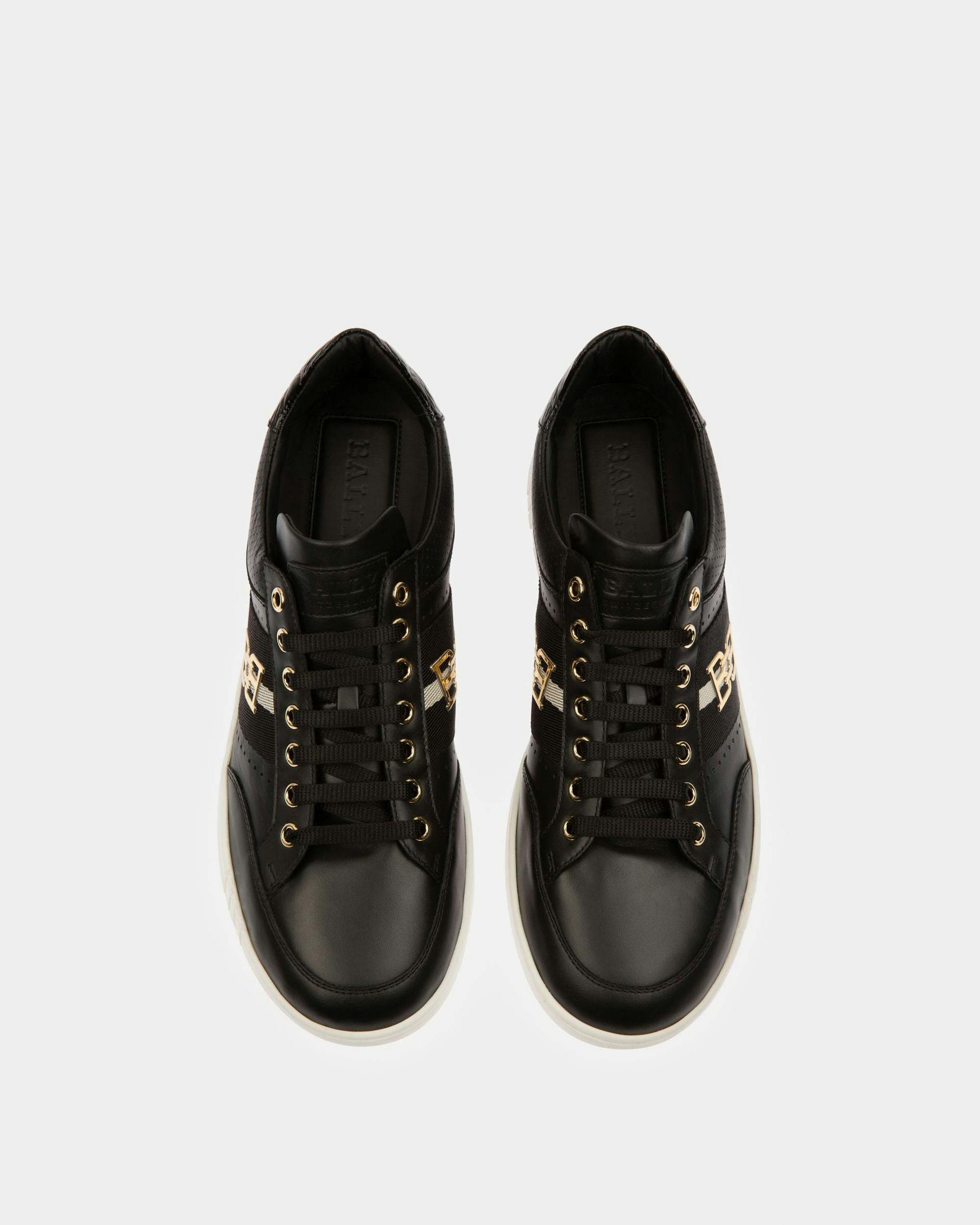 Winton Leather Sneakers In Black - Men's - Bally - 04