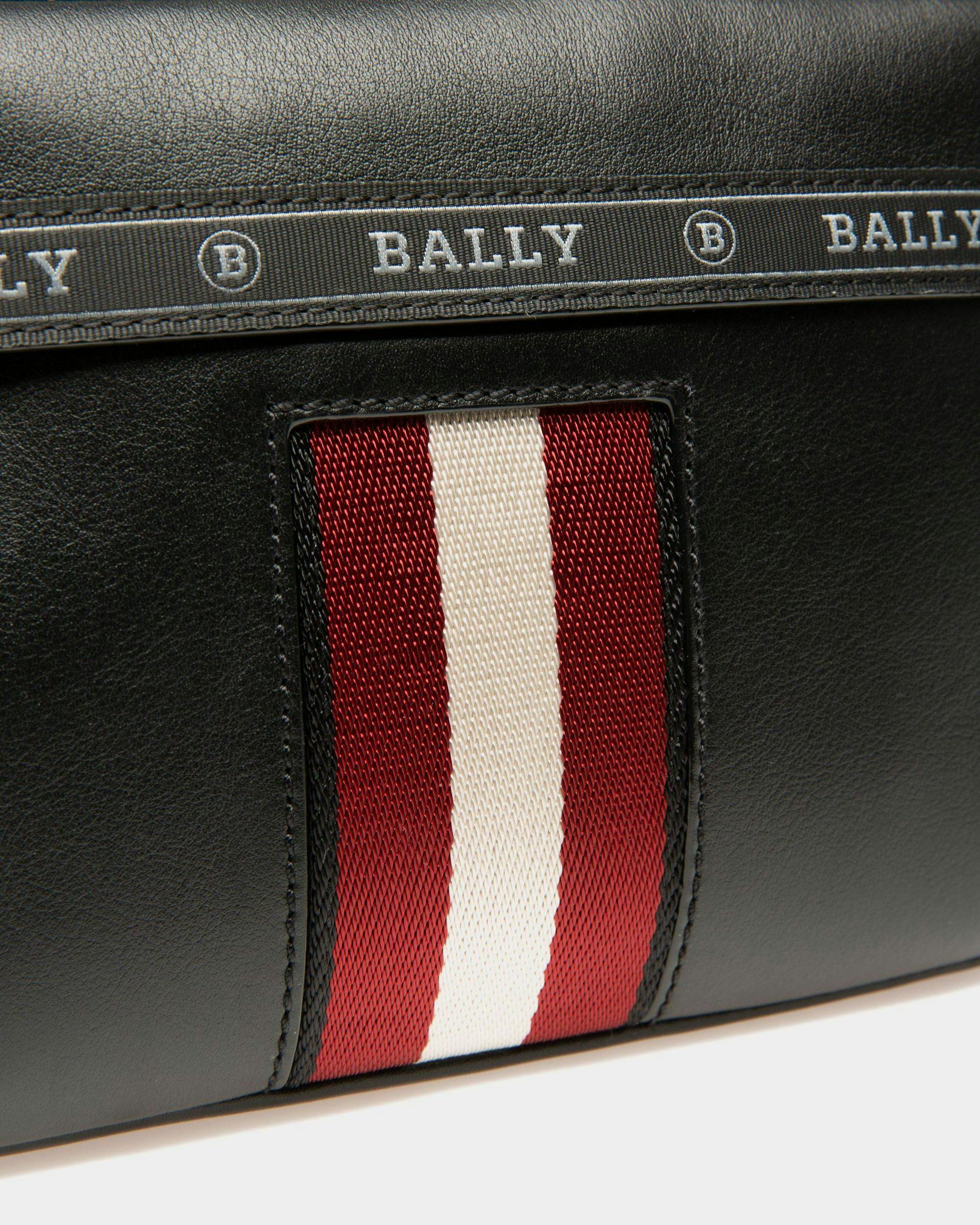 High Point Cross-Body Bag In Black Leather - Men's - Bally - 05