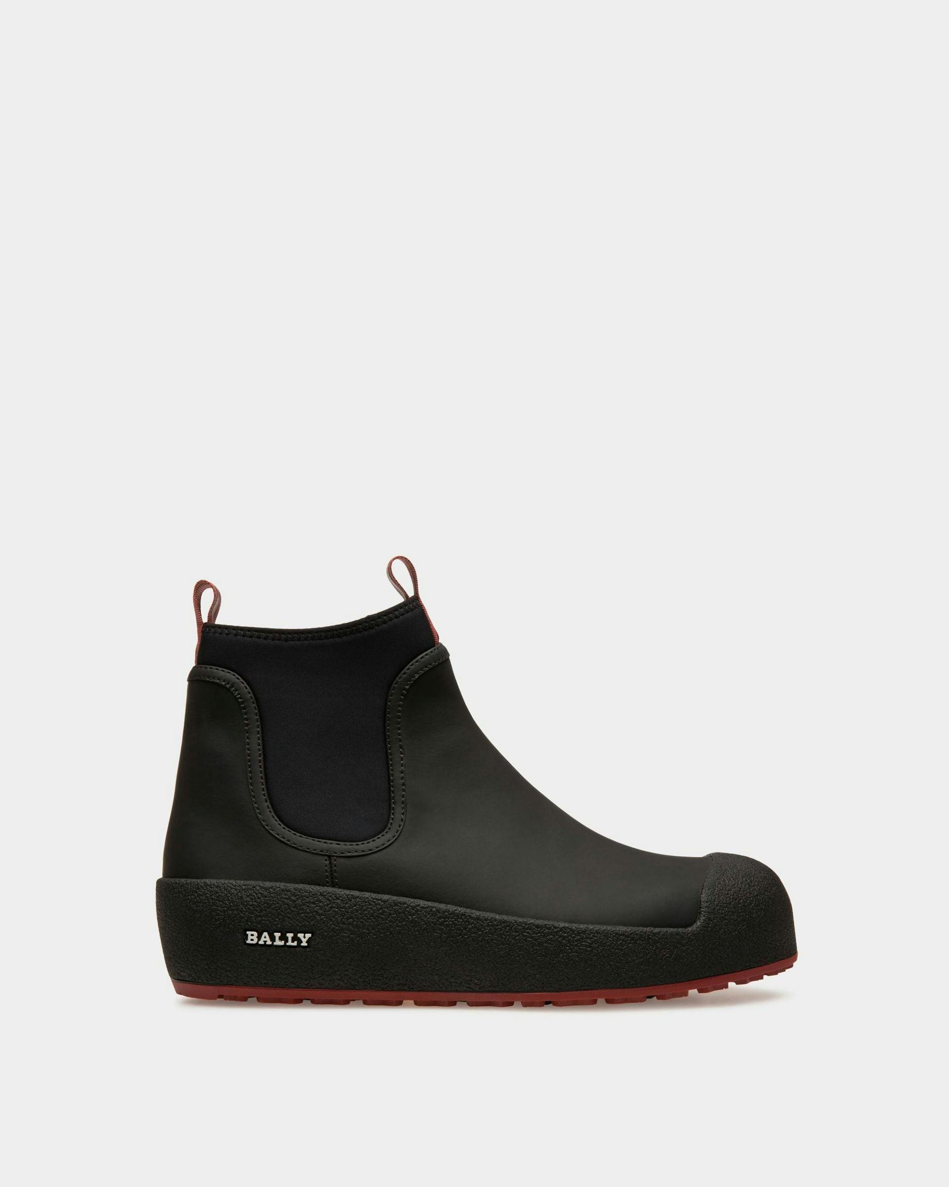 Bally Curling Booties In Black Leather - Men's - Bally - 01