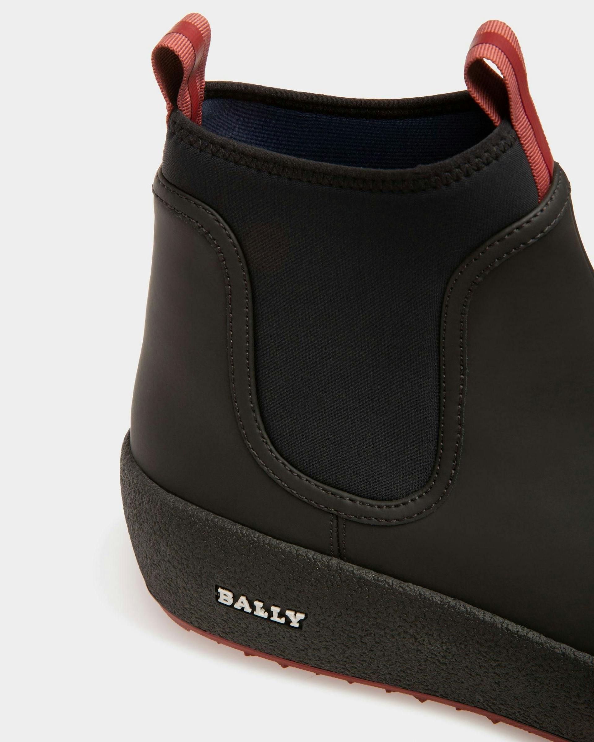 Bally Curling Booties In Black Leather - Men's - Bally - 06