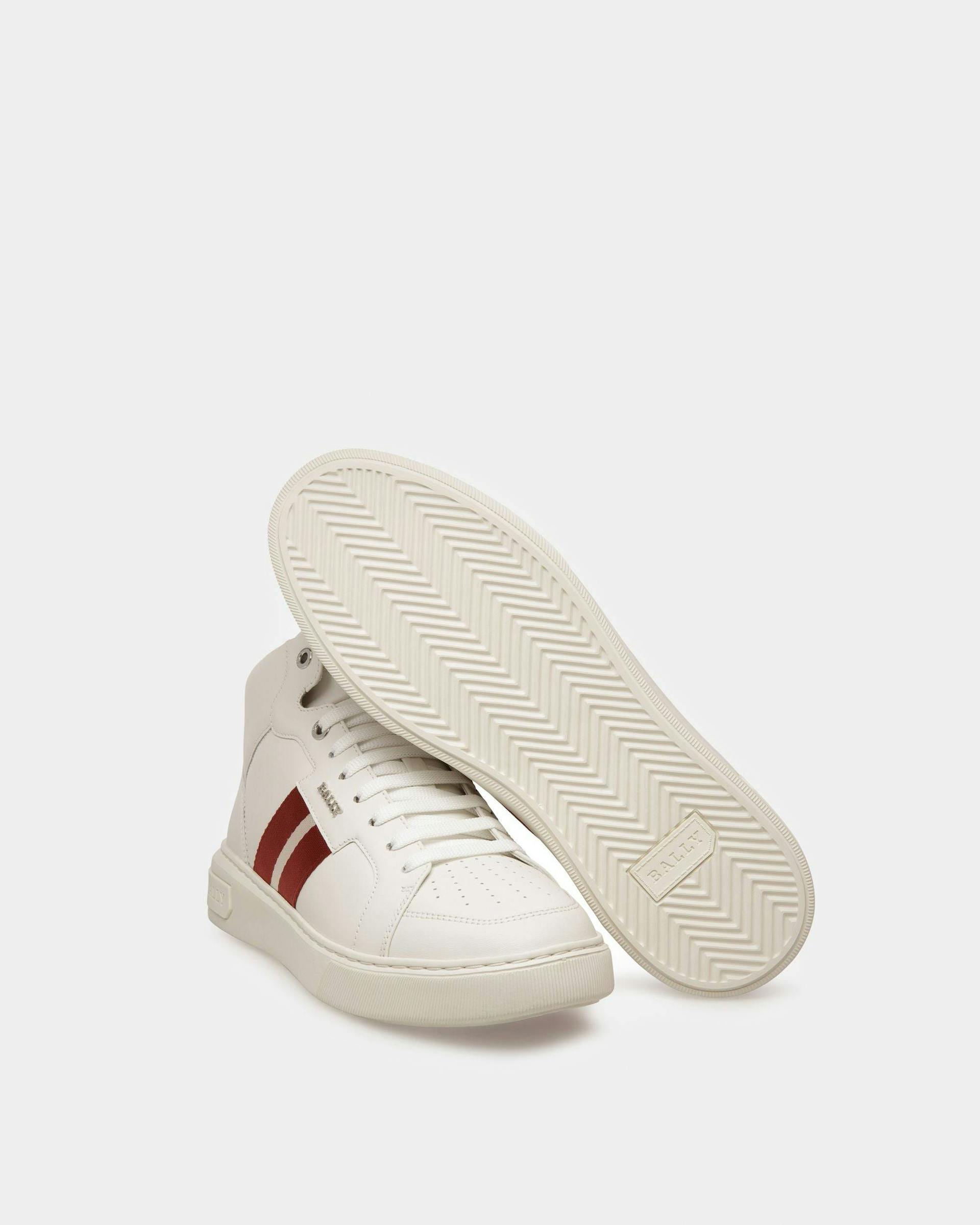 Myles Leather Sneakers In White - Men's - Bally - 04