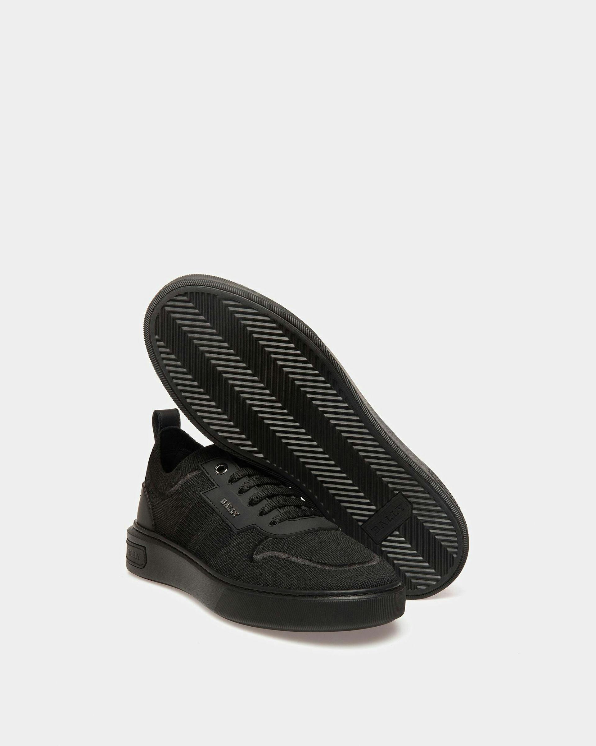Macky Knit Fabric Sneakers In Black - Men's - Bally - 03