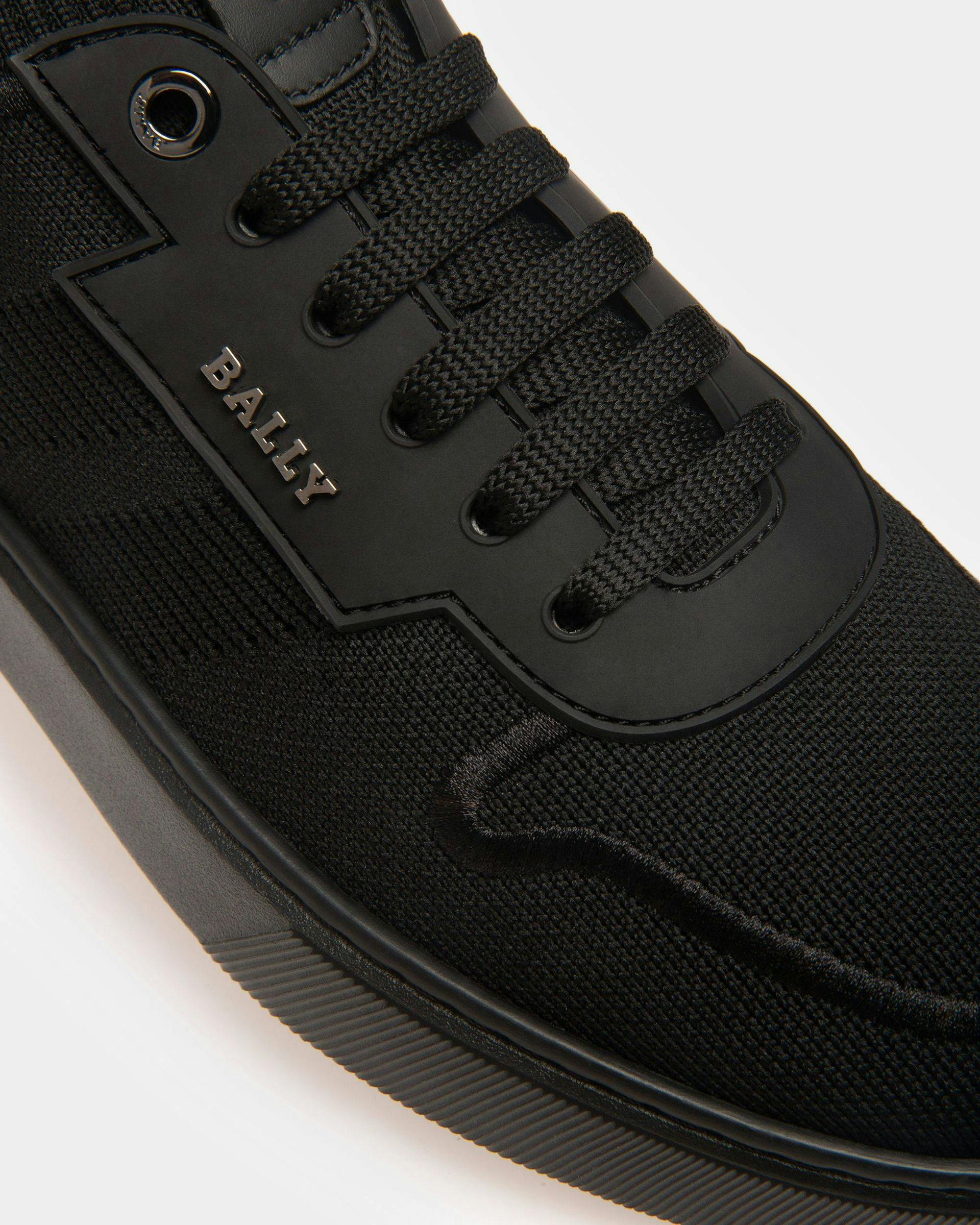 Macky Knit Fabric Sneakers In Black - Men's - Bally - 04
